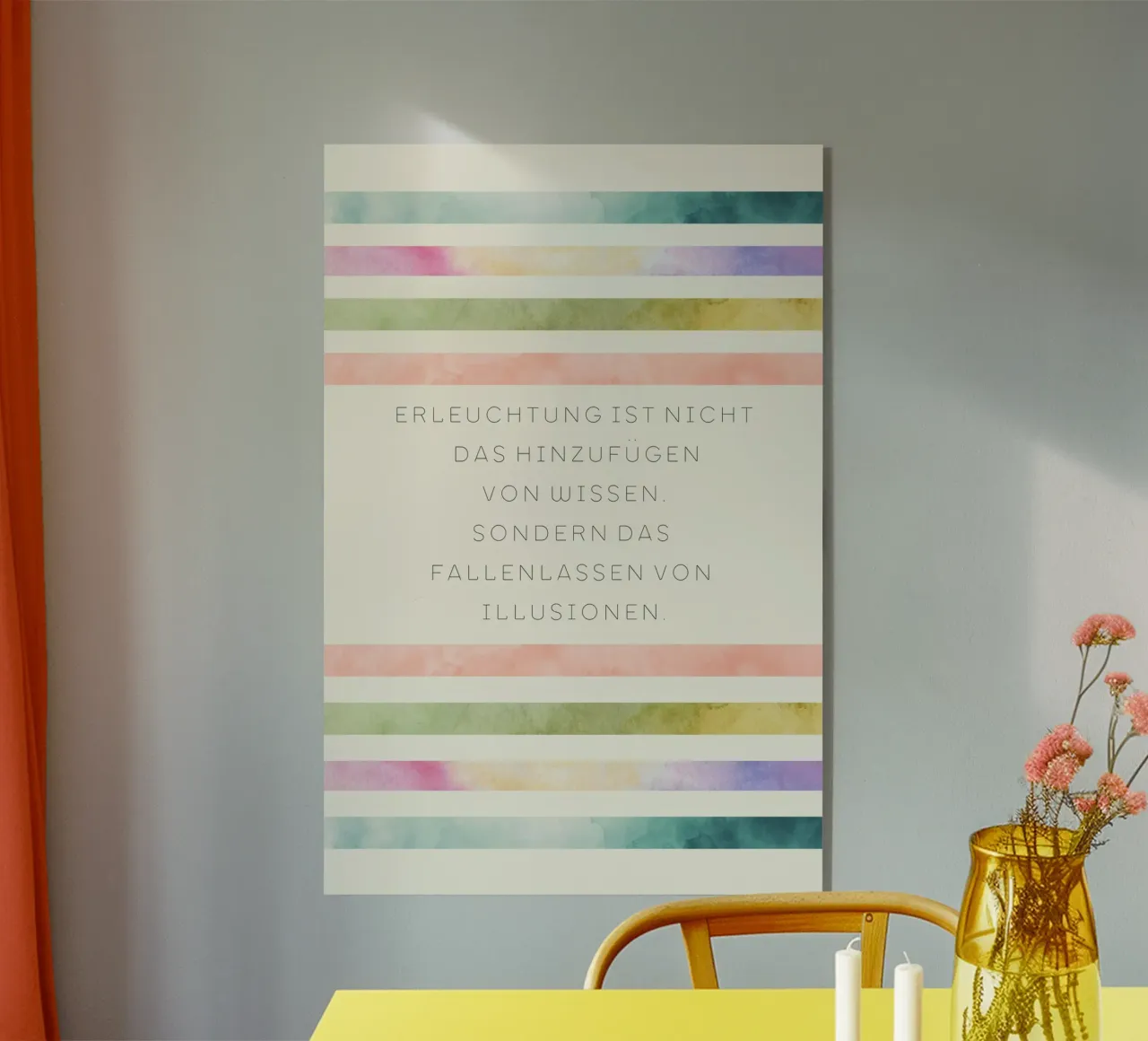 Erleuchtung plexiglass da AESTHETIC VIBES by Isabel