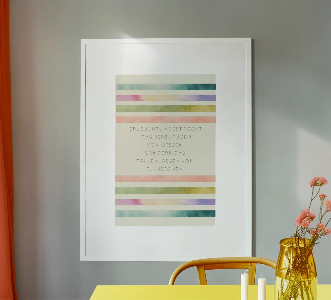 Erleuchtung poster da isabels_wunderwelt_digital_art