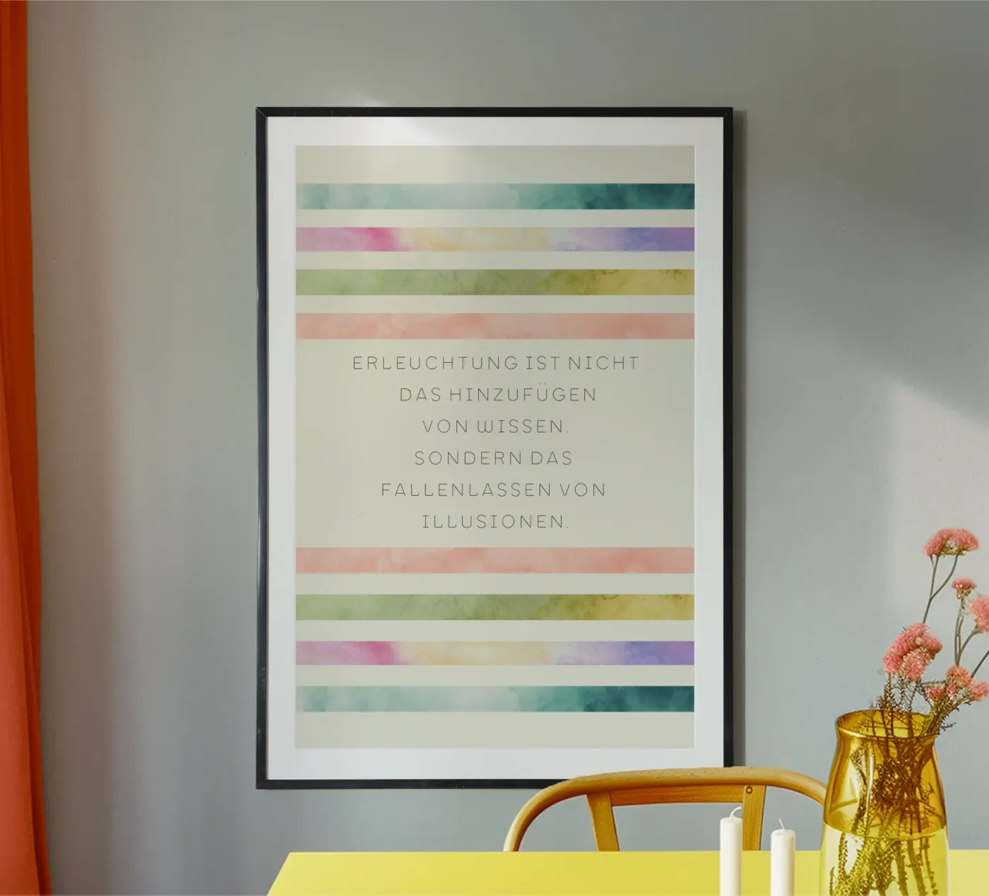 Erleuchtung poster da isabels_wunderwelt_digital_art