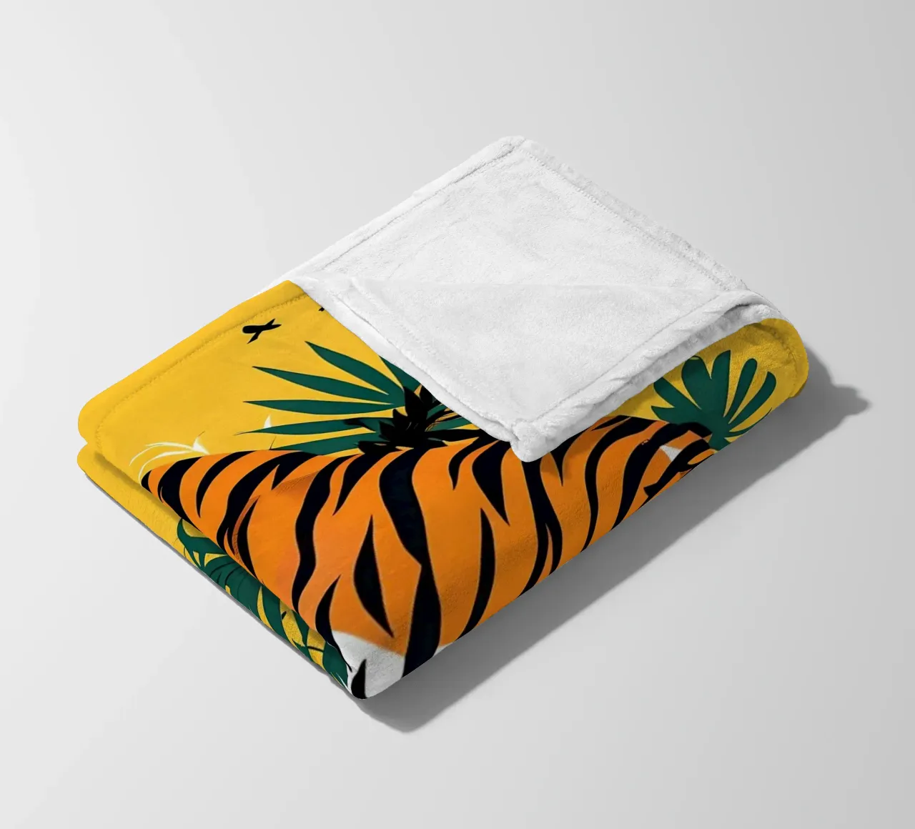 Bengal tiger fleece blanket by 🥝 KIWI STORE