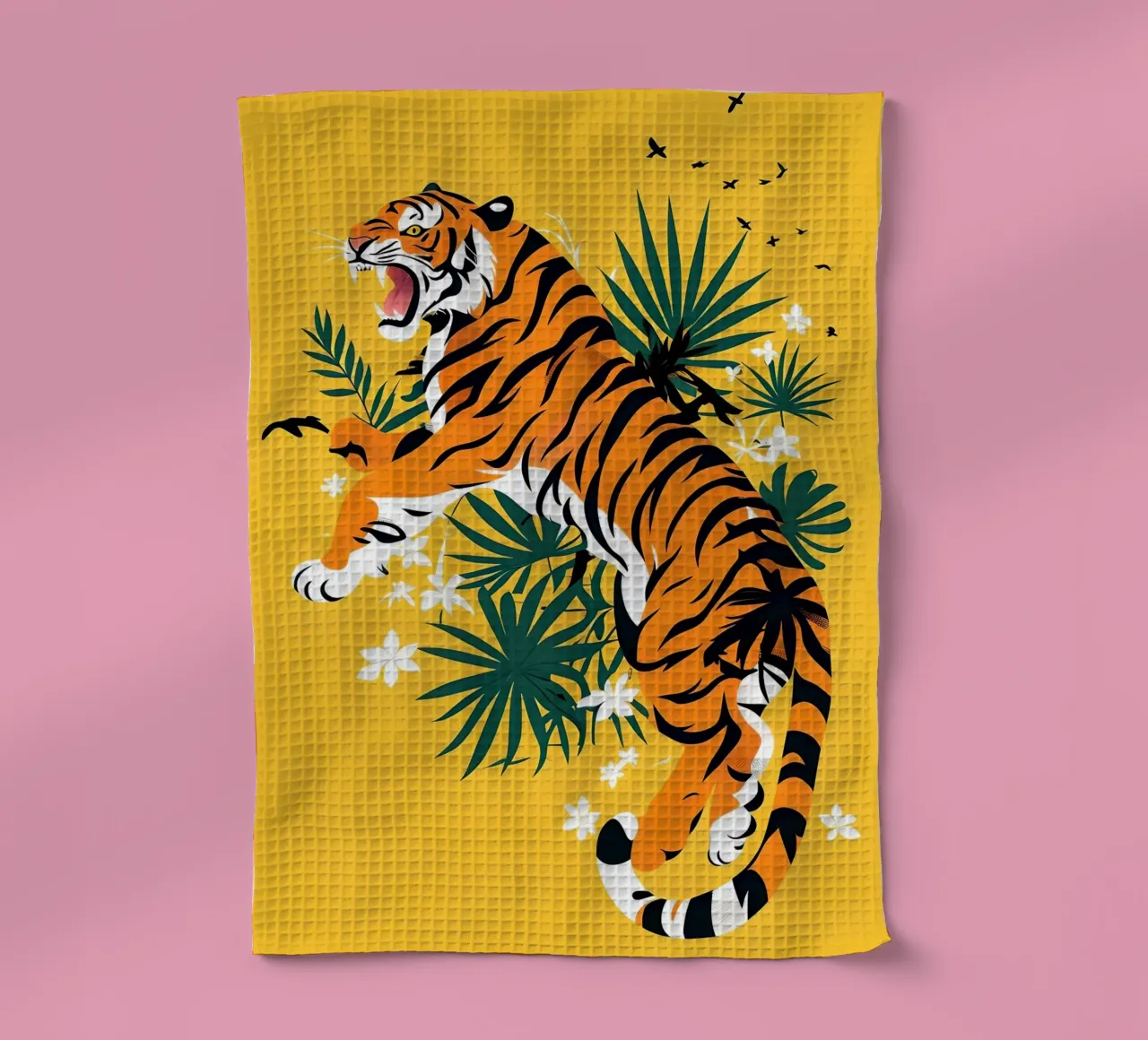 Bengal tiger tea towel by 🥝 KIWI STORE