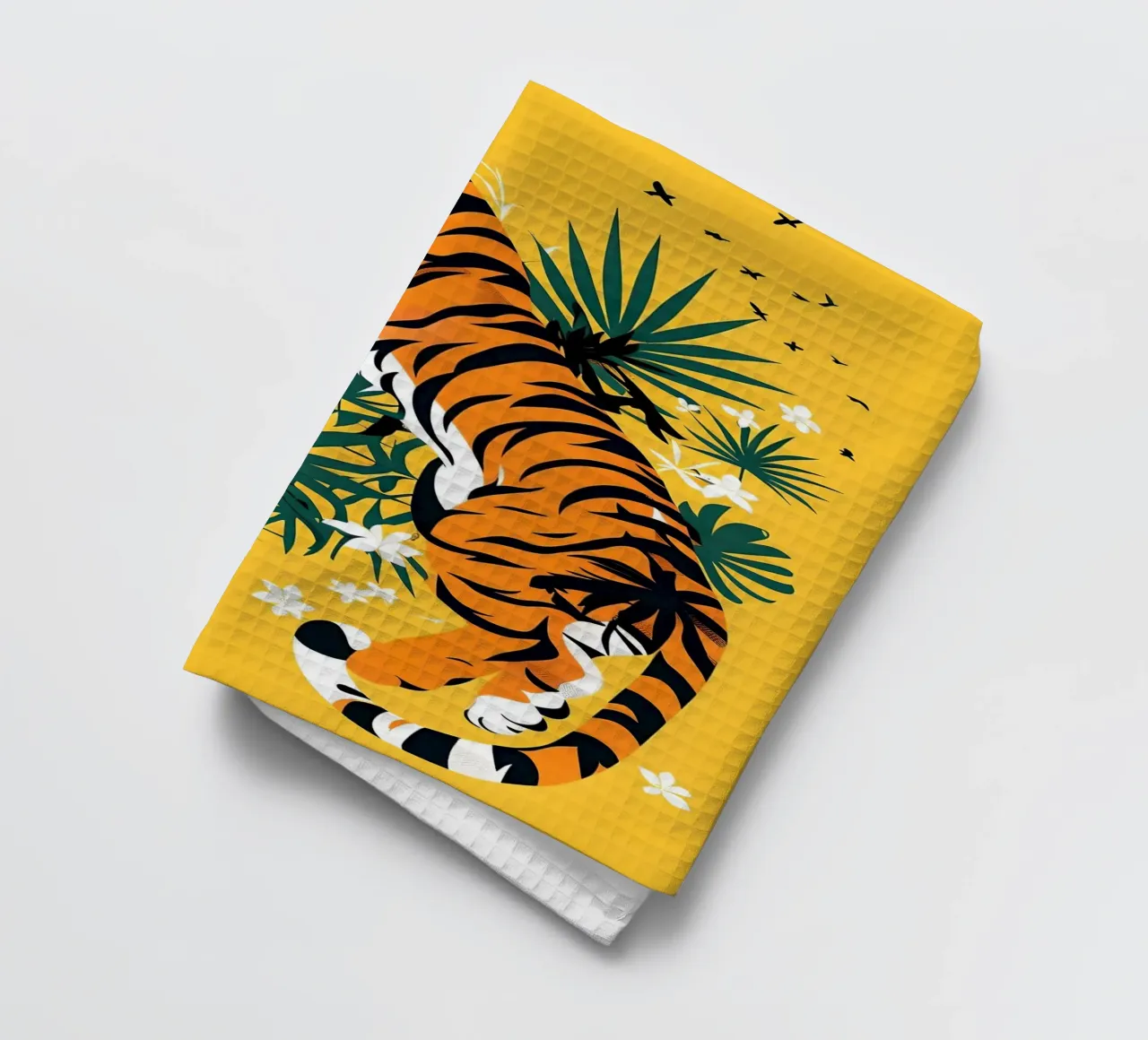 Bengal tiger tea towel by 🥝 KIWI STORE