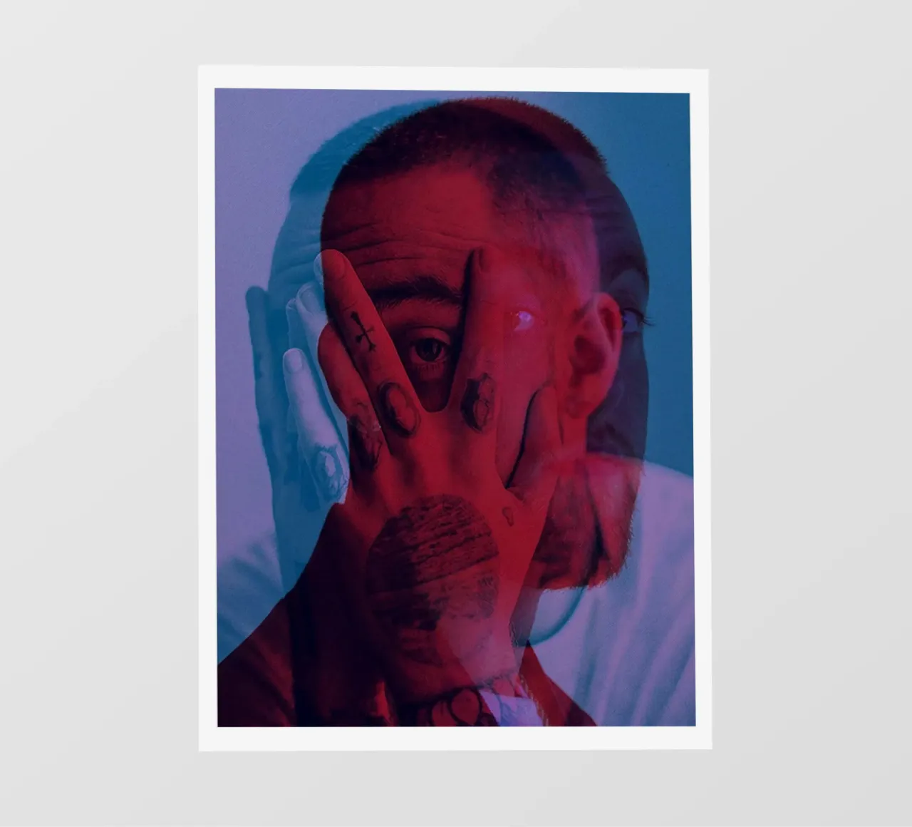 Mac Miller affronta un'alternativa pellicola backlit da softseilish