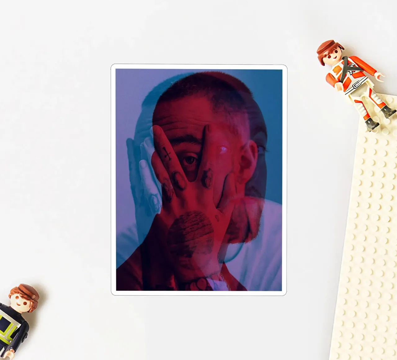 Mac Miller face à l'alternative autocollant de softseilish