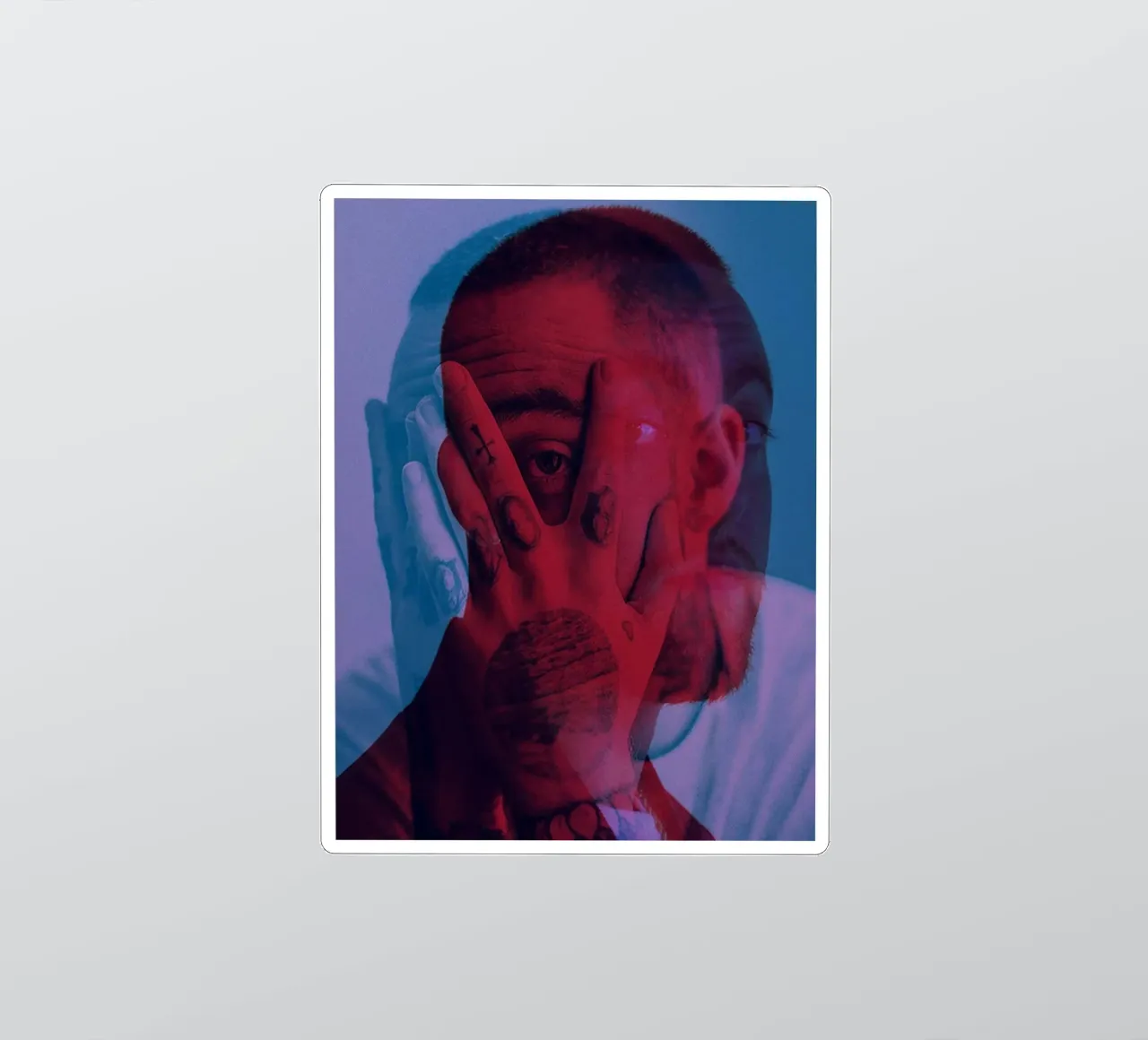 Mac Miller face à l'alternative autocollant de softseilish