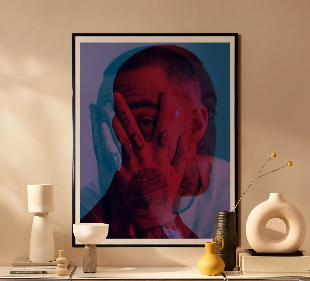 Mac Miller steht vor einer Alternative Hahnemühle von softseilish