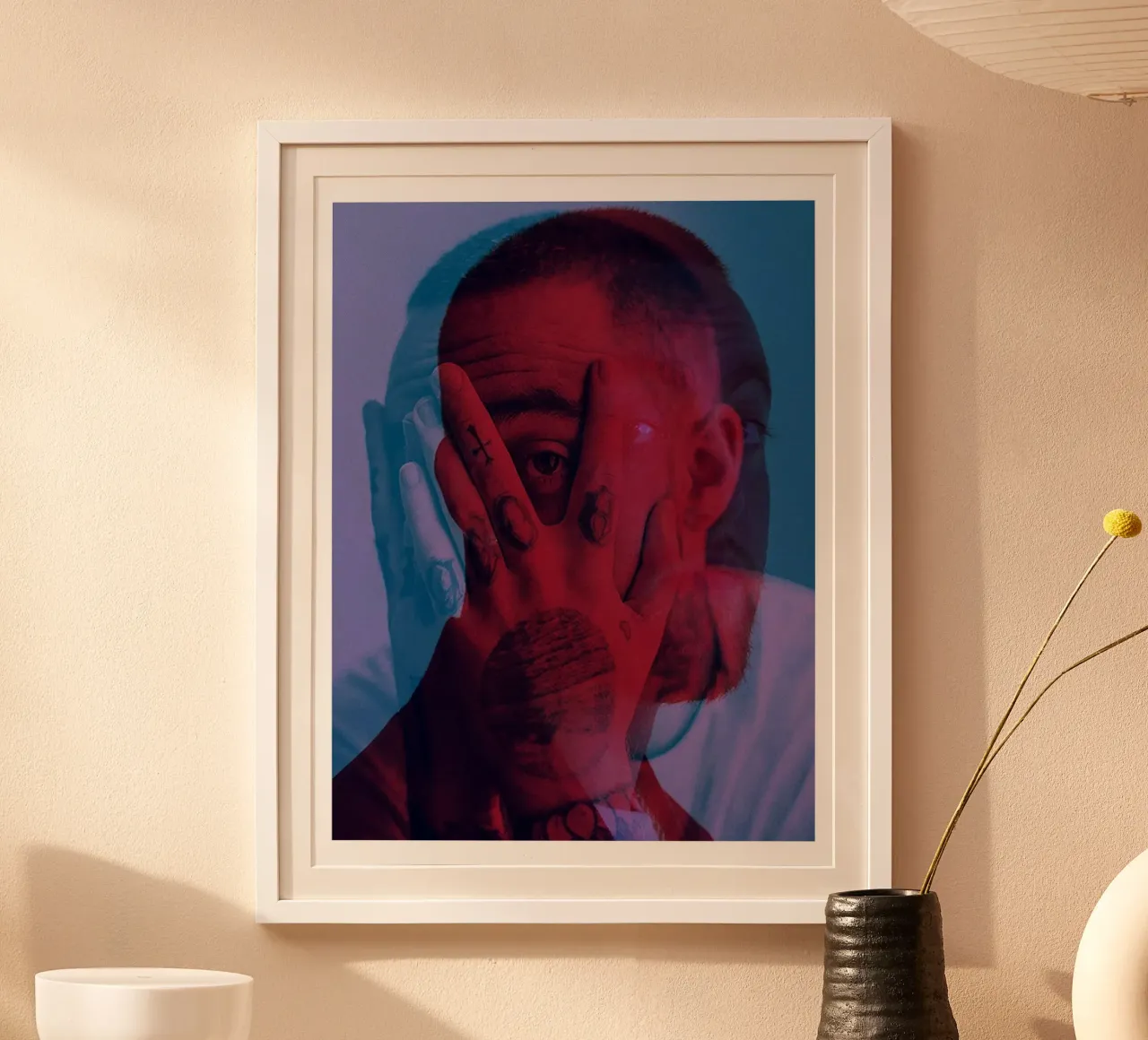 Mac Miller steht vor einer Alternative Hahnemühle von softseilish