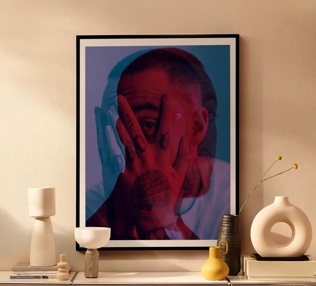 Mac Miller steht vor einer Alternative Hahnemühle von softseilish