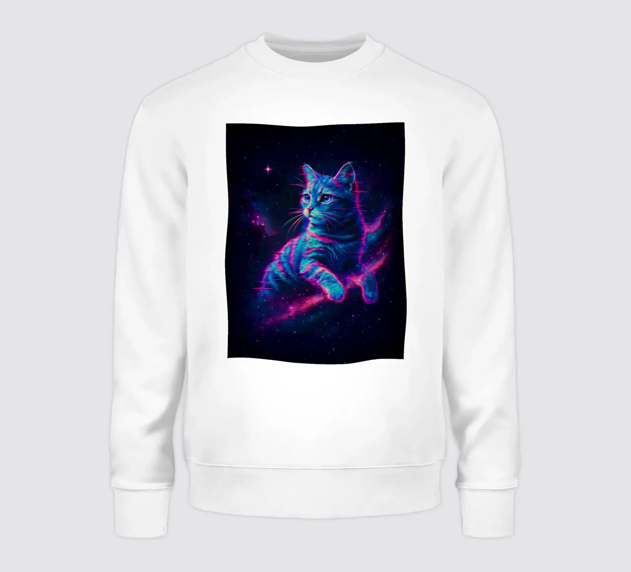 gatto cosmico felpa da 🥝 KIWI STORE
