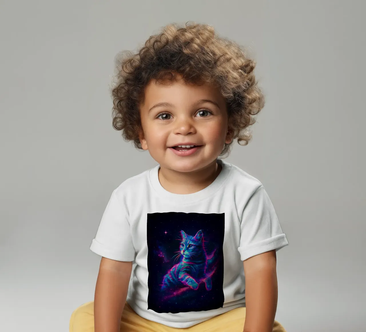 gatto cosmico maglietta neonato da 🥝 KIWI STORE