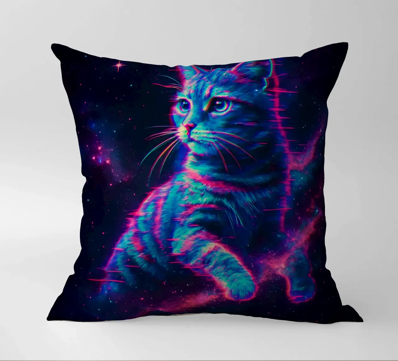 gatto cosmico cuscino da 🥝 KIWI STORE