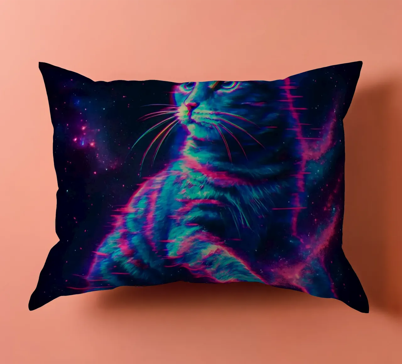 gatto cosmico cuscino da 🥝 KIWI STORE