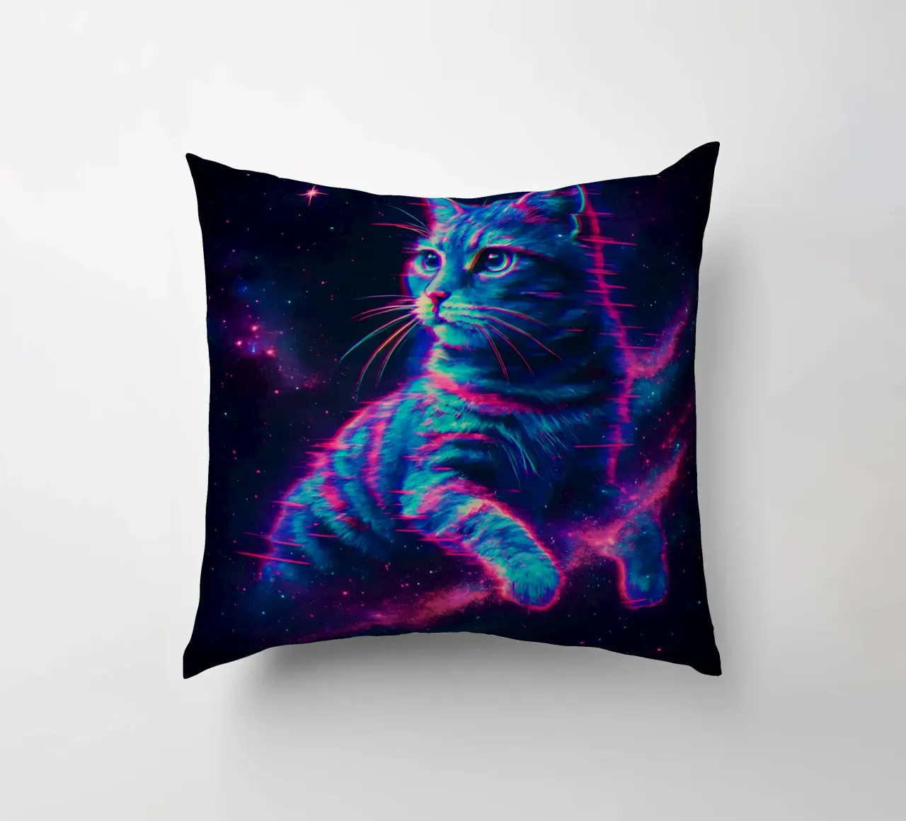 gatto cosmico cuscino da 🥝 KIWI STORE