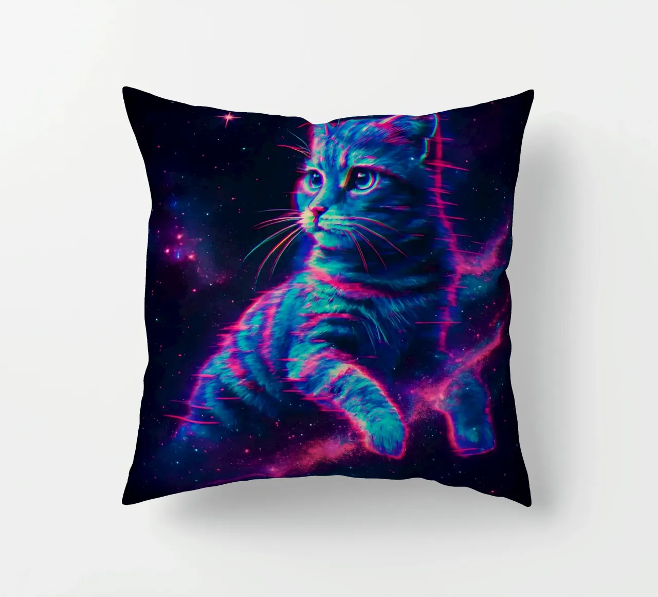 gatto cosmico cuscino da 🥝 KIWI STORE