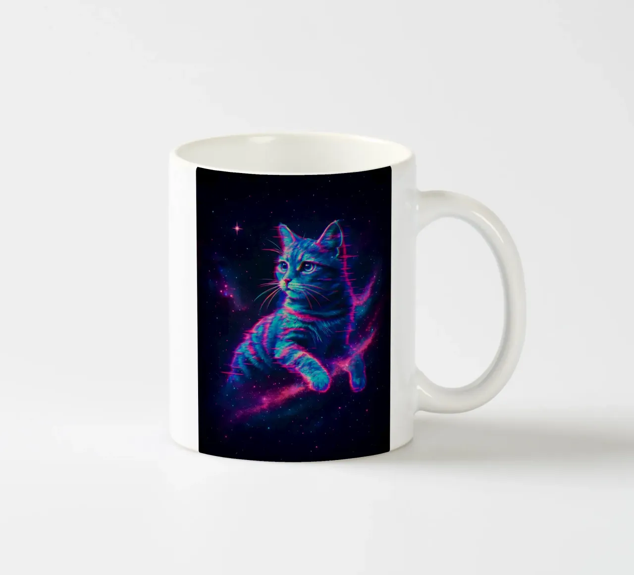 gatto cosmico tazza in ceramica da 🥝 KIWI STORE