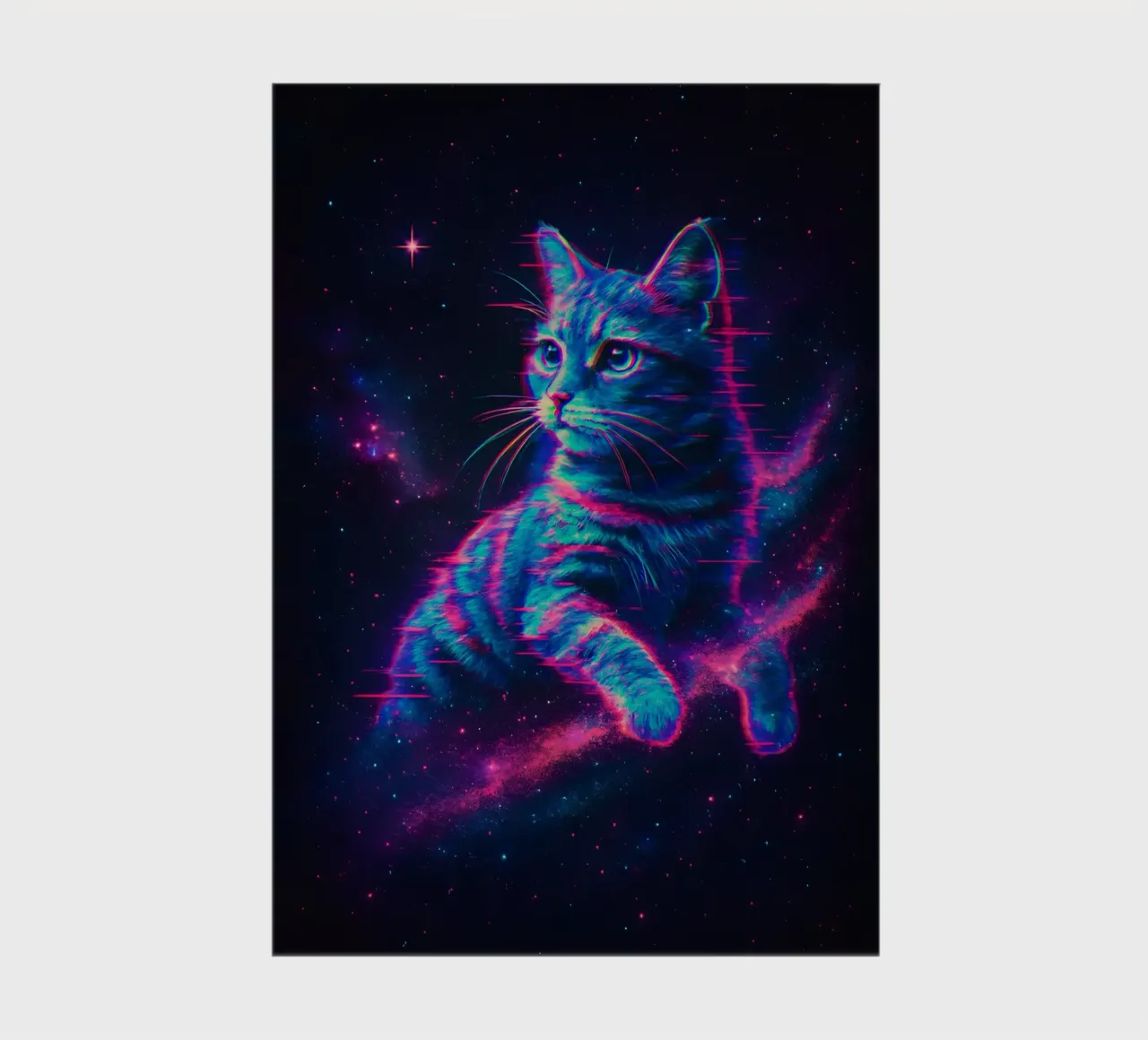 cosmic cat notebook by 🥝 KIWI STORE