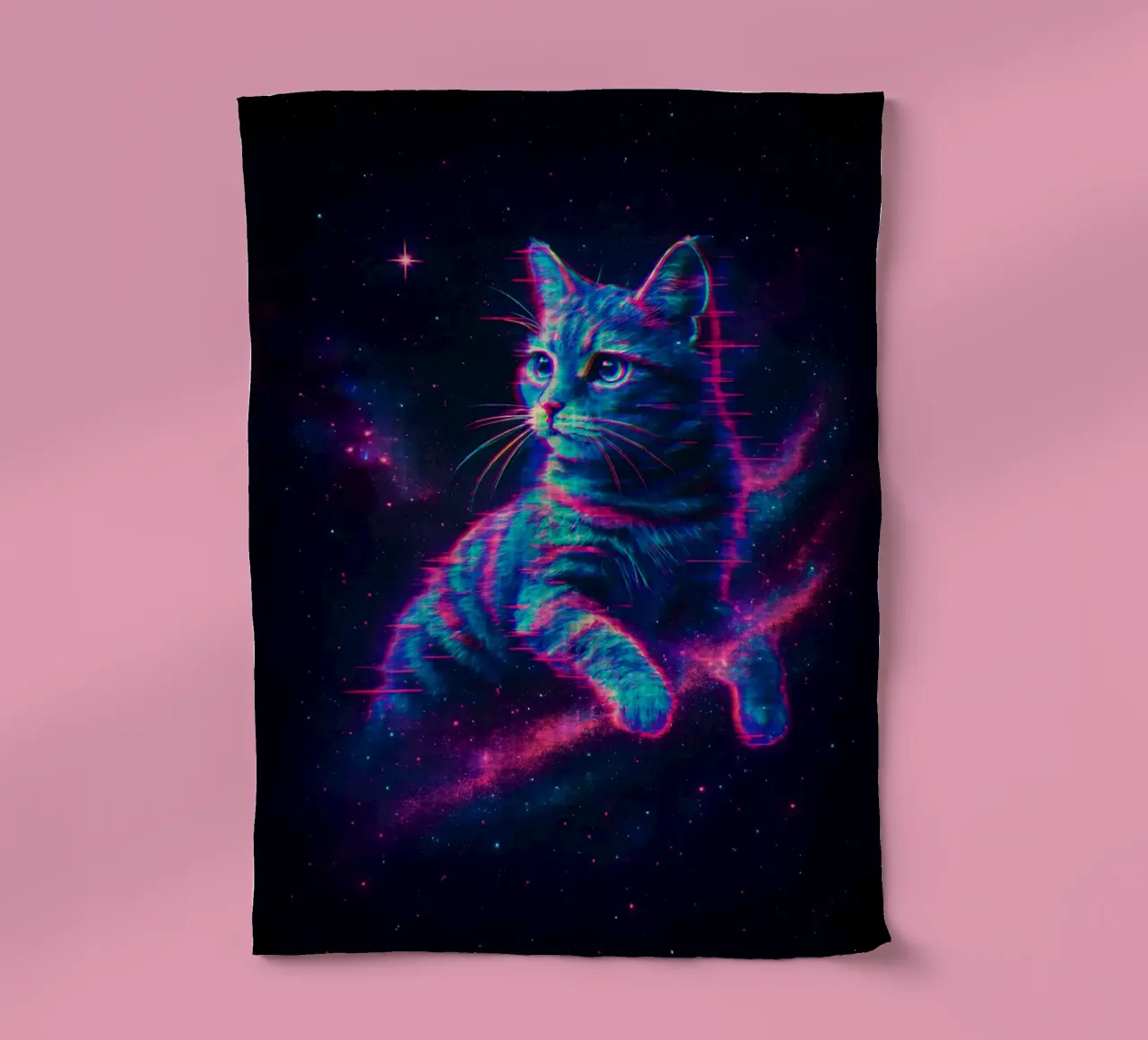 gatto cosmico canovaccio da cucina da 🥝 KIWI STORE