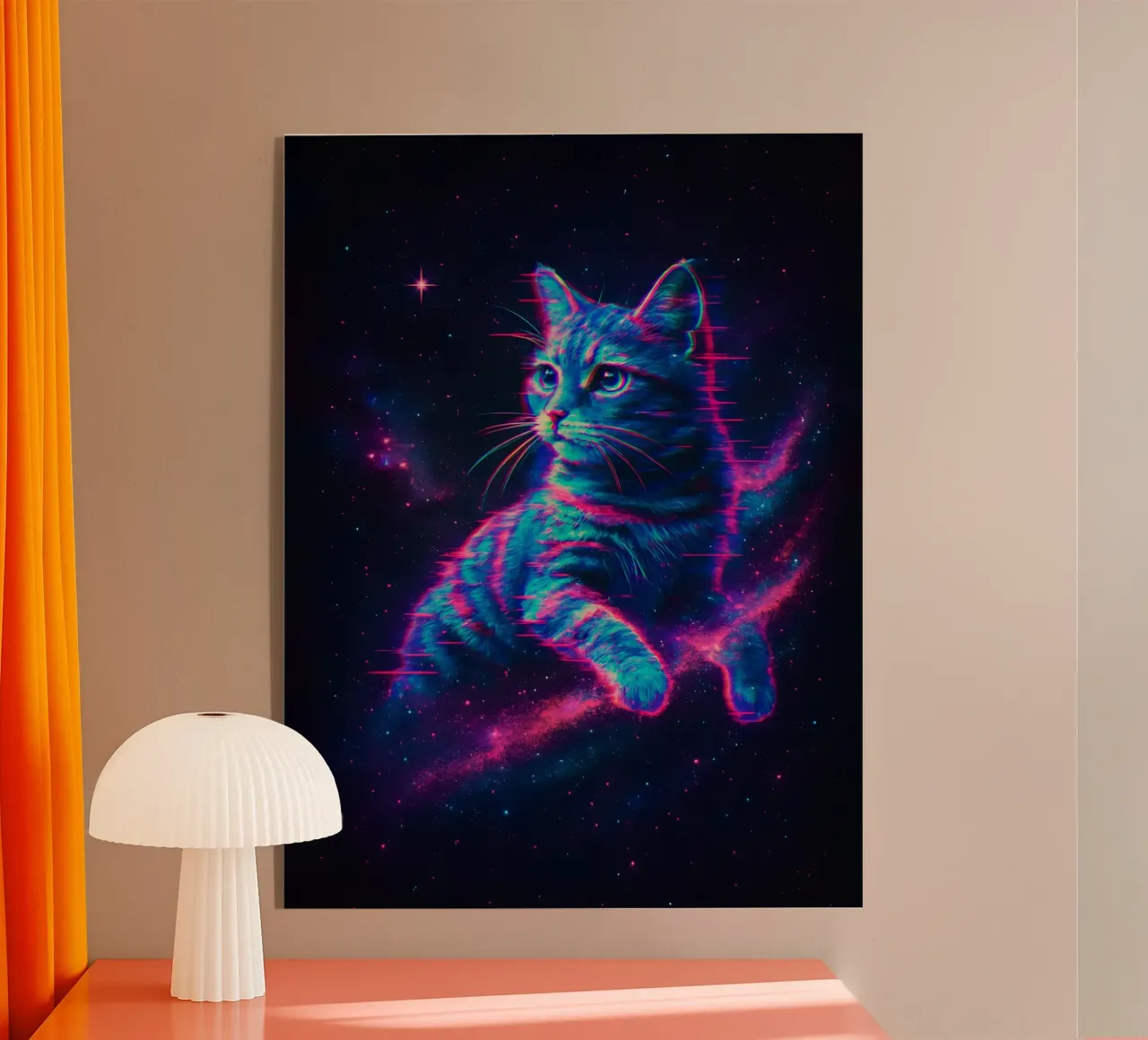 gatto cosmico plexiglass da 🥝 KIWI STORE