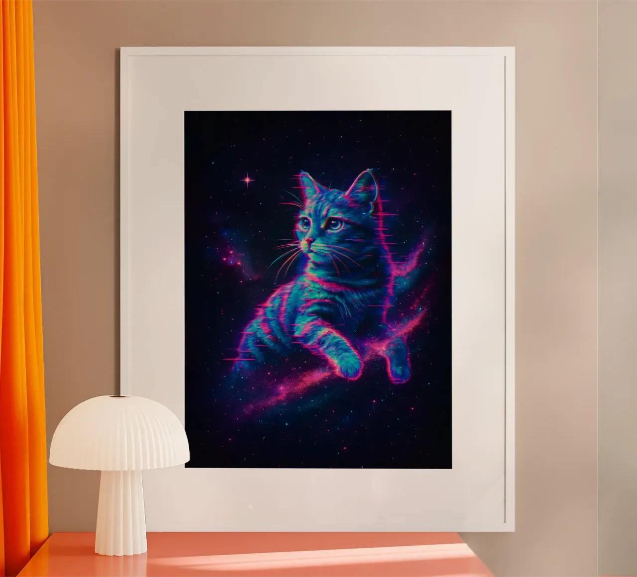 gatto cosmico carta hahnemühle da 🥝 KIWI STORE