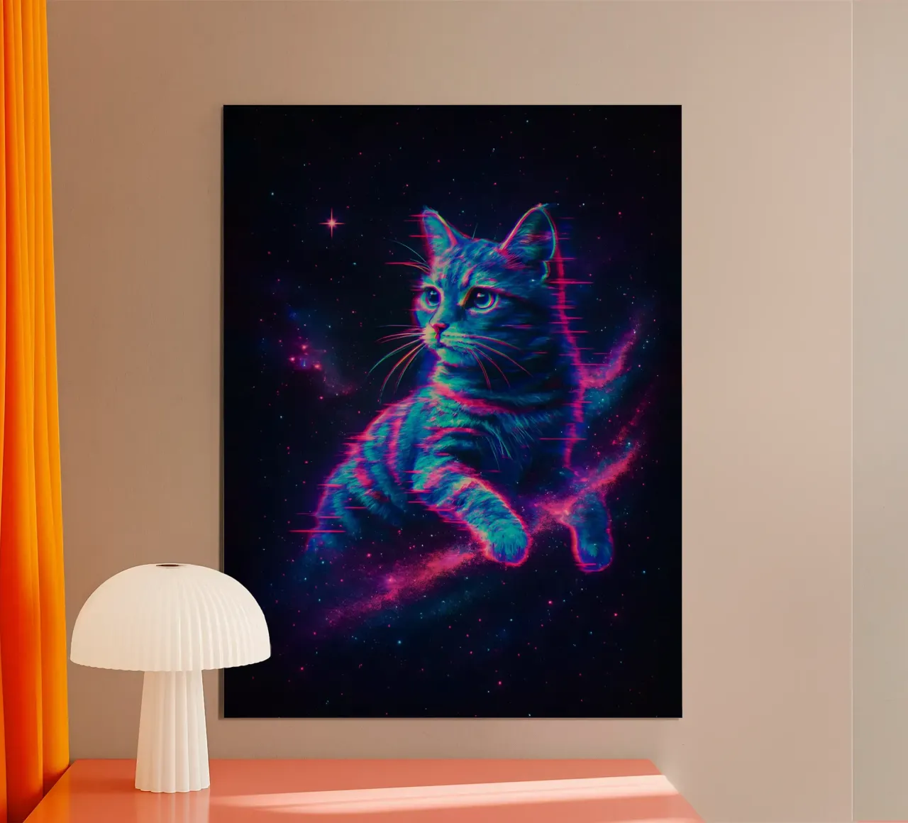 gatto cosmico carta hahnemühle da 🥝 KIWI STORE