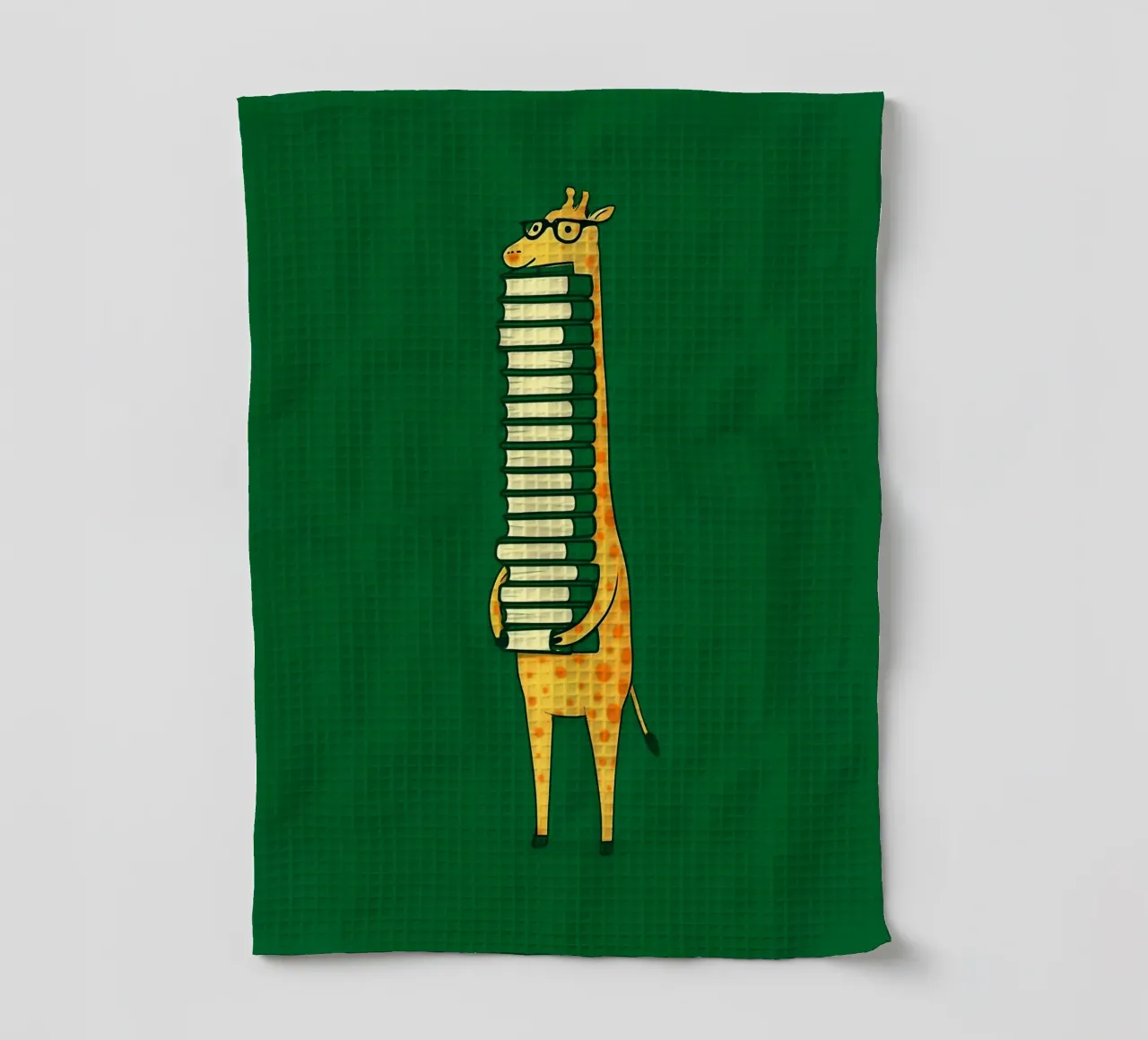 The cultured giraffe tea towel by 🥝 KIWI STORE