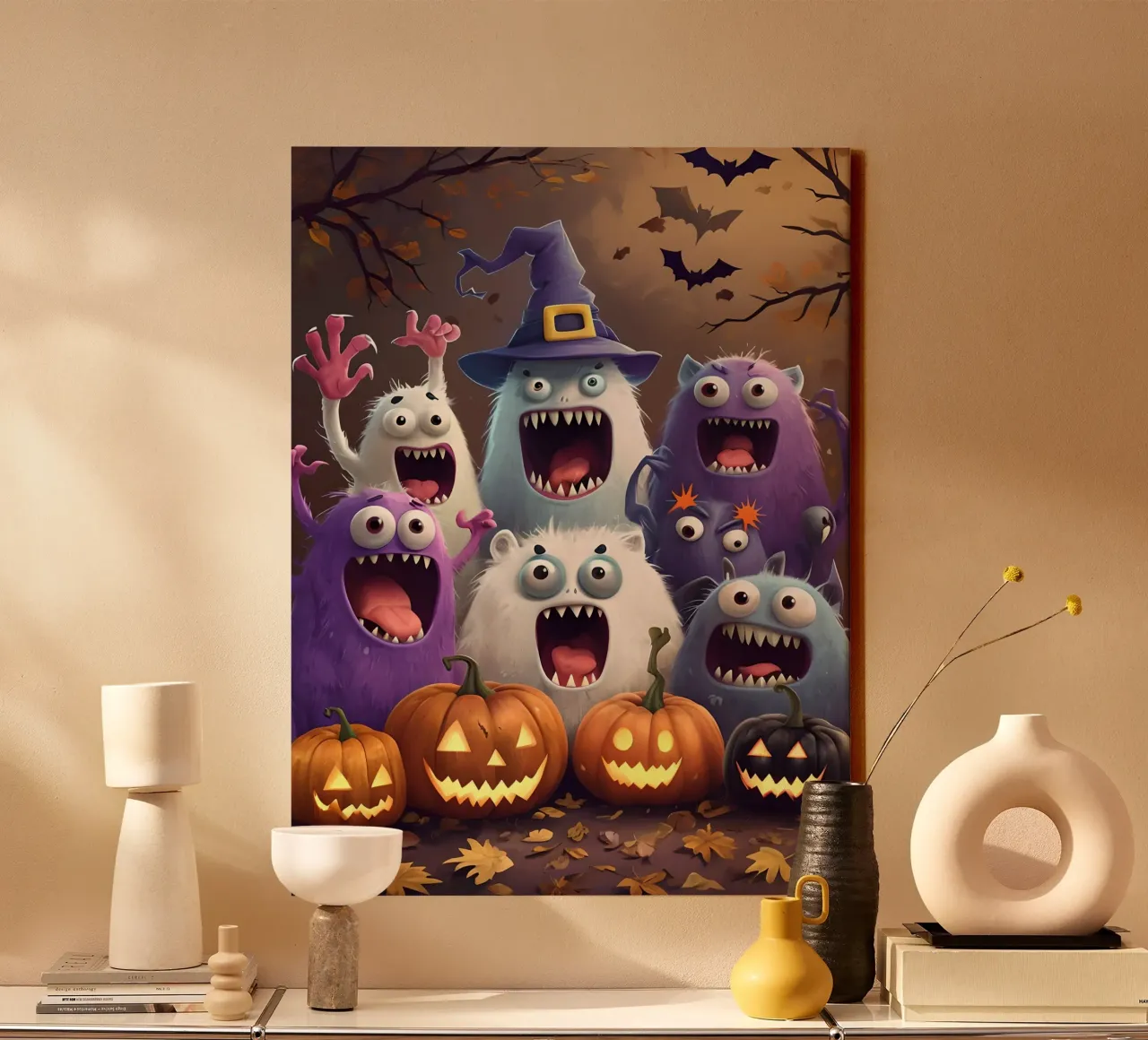 Monsters canvas by 🥝 KIWI STORE