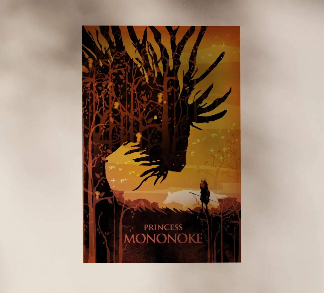 Principessa Mononoke 2 pellicola backlit da NImenims