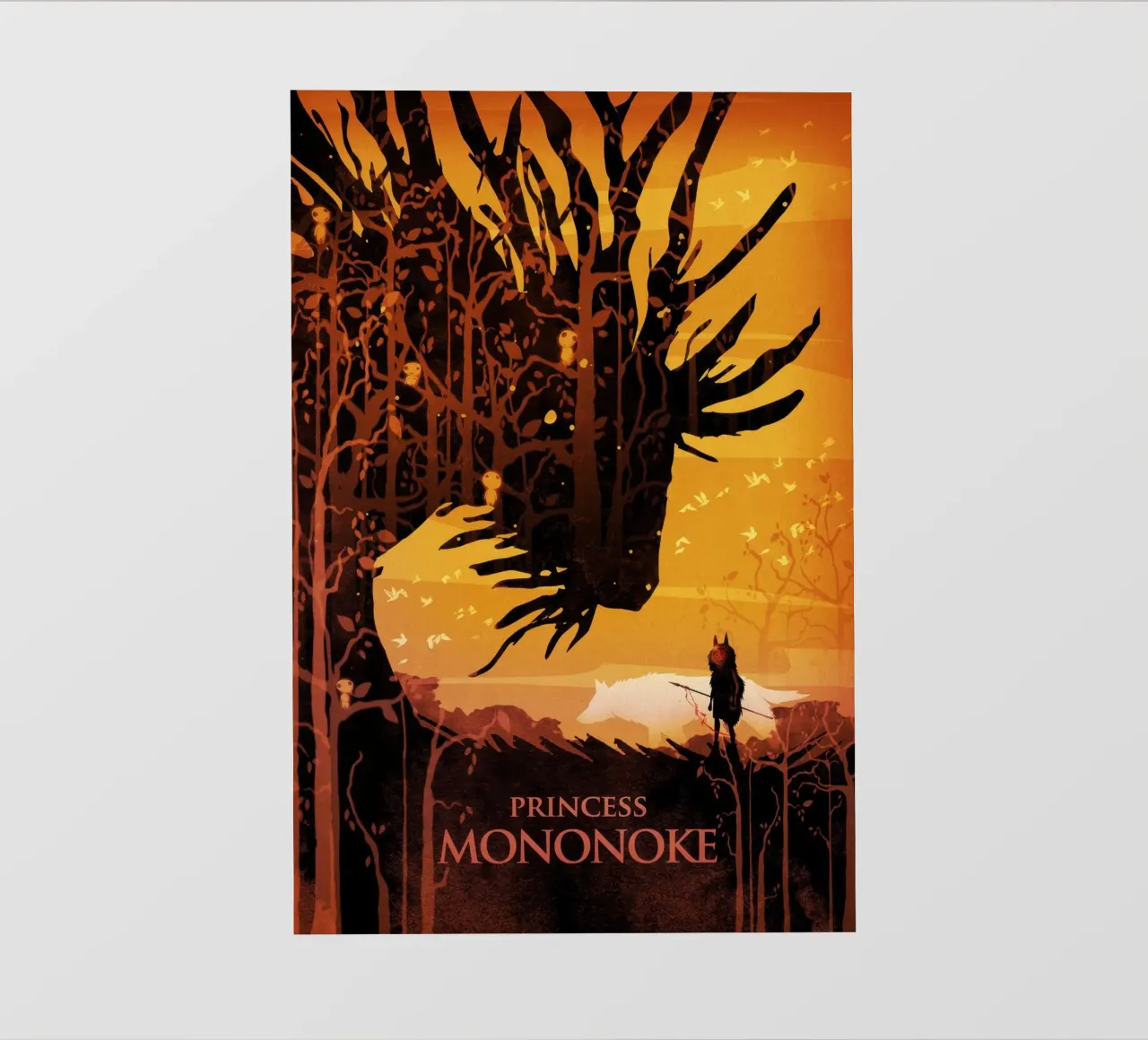Principessa Mononoke 2 pellicola backlit da NImenims