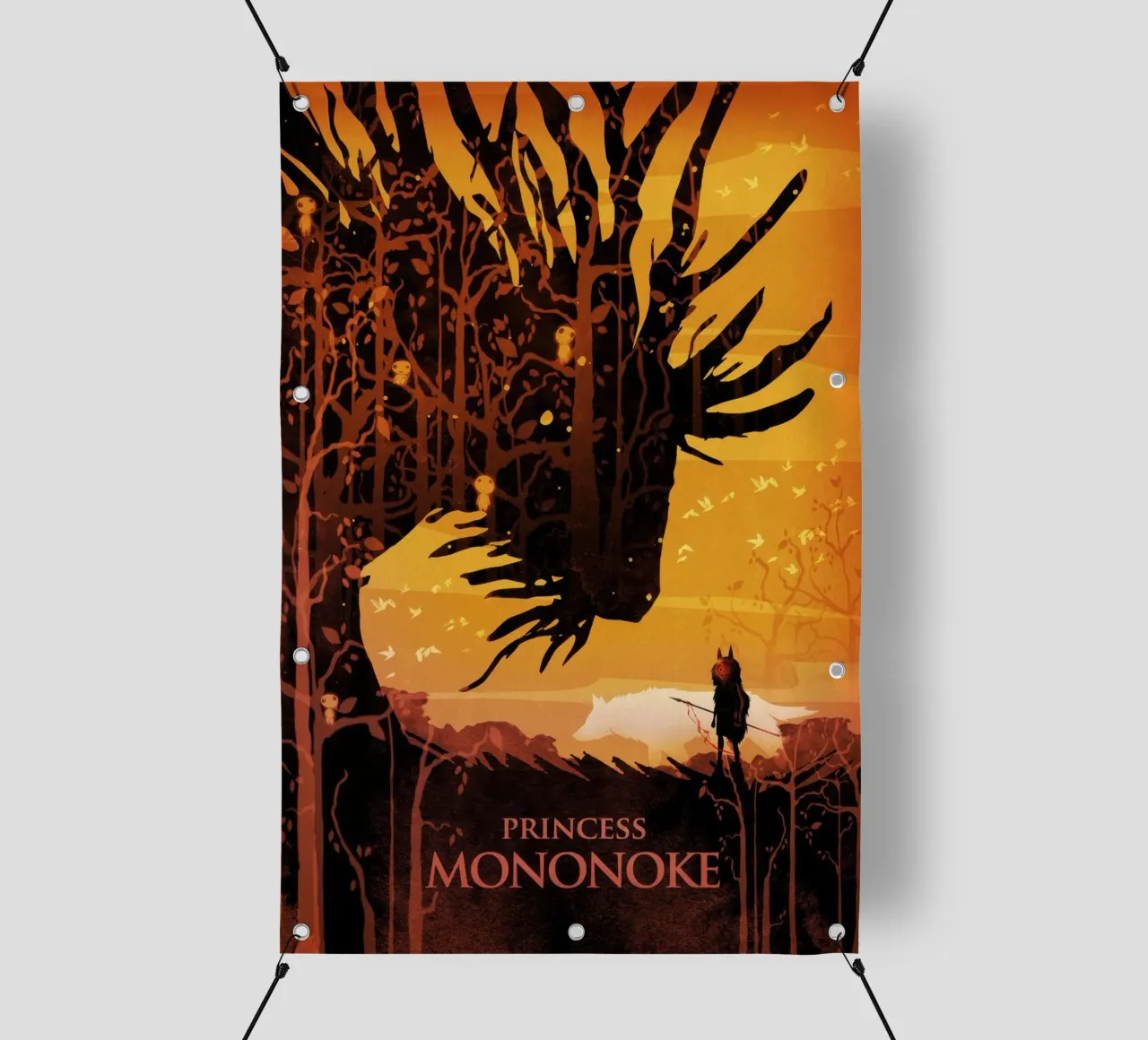 Principessa Mononoke 2 telo in pvc da NImenims