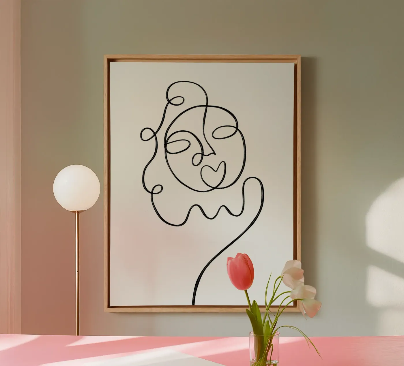 Her canvas by Shatha Al Dafai