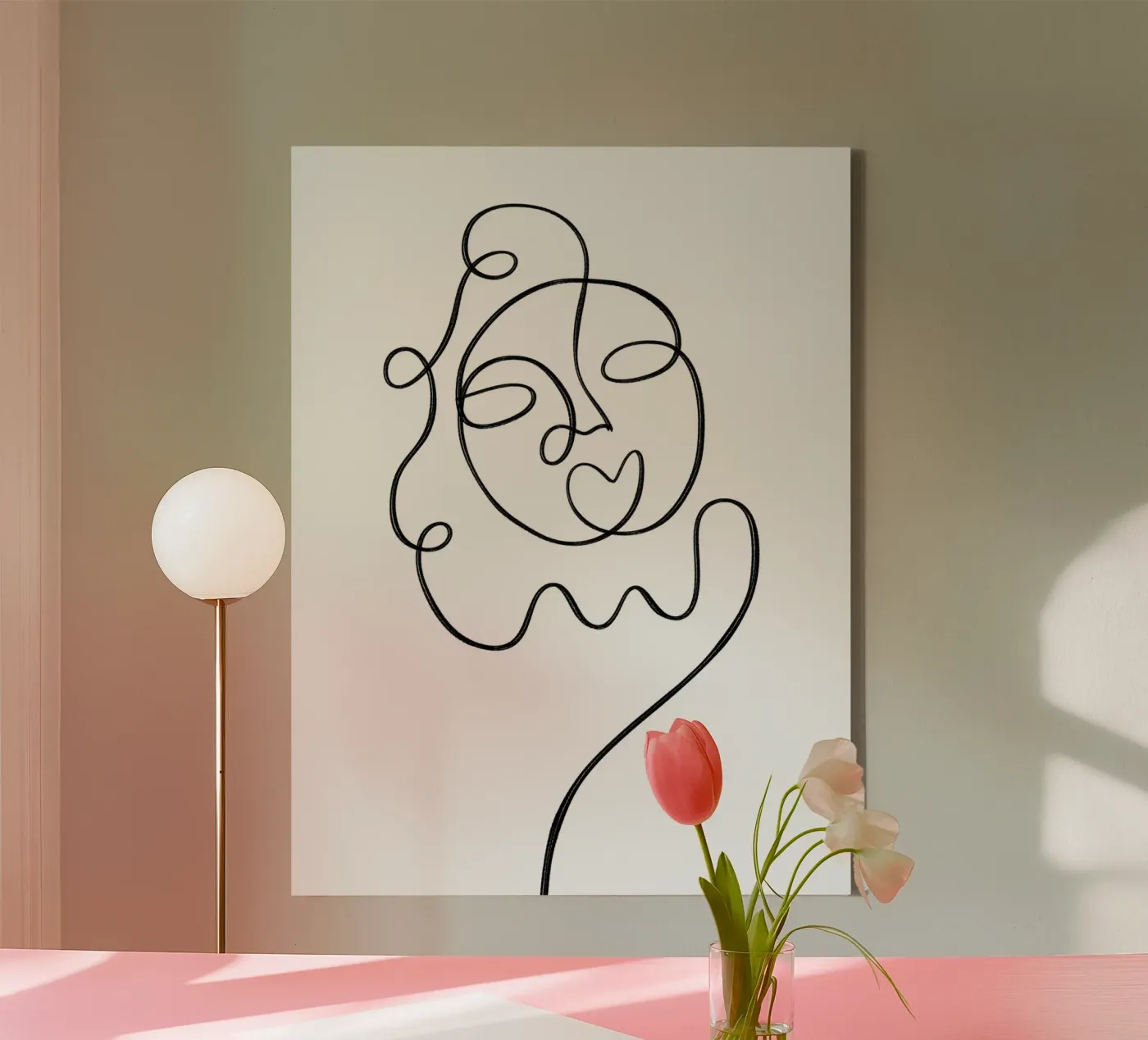 Her canvas by Shatha Al Dafai