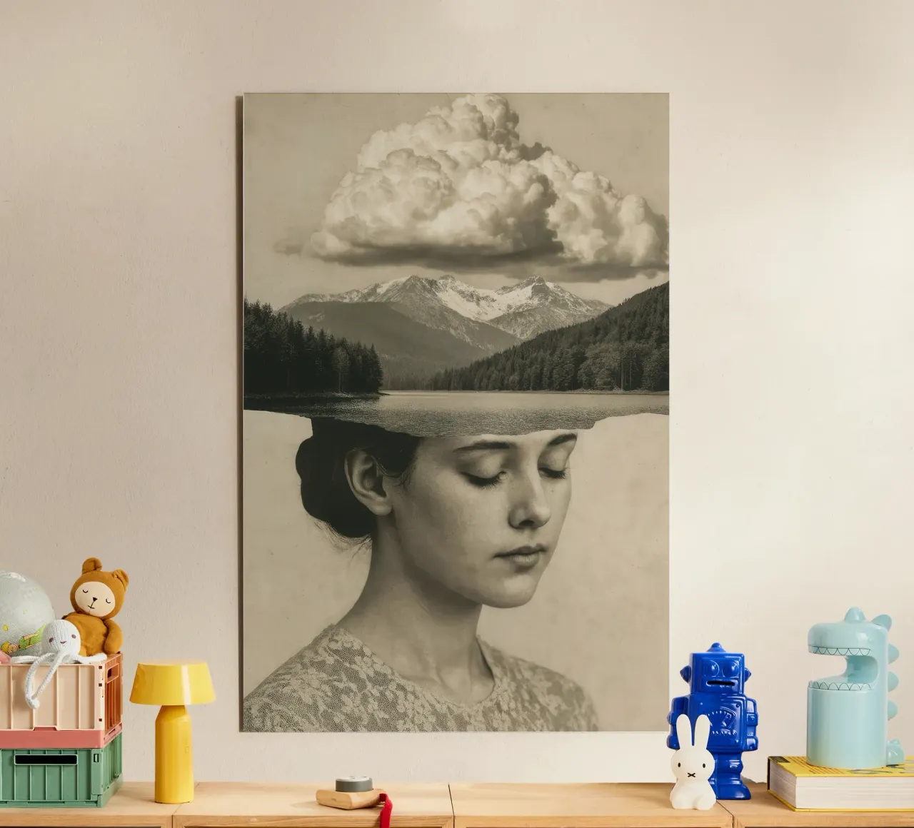 Head Space alluminio dibond da treechild