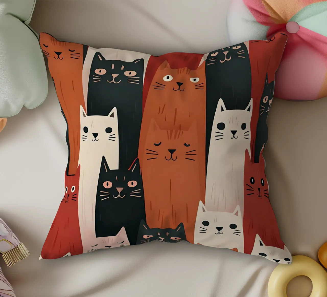 La banda dei gatti cuscino da 🥝 KIWI STORE