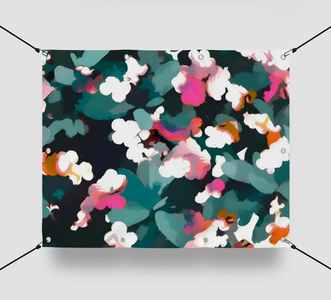 Floral Reverie Midnight Garden pvc cover by 83oranges