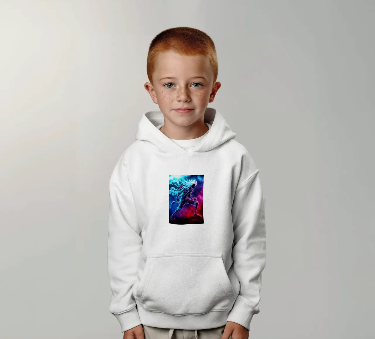 Soul Of One piece Monkey D. Luffy felpa bambino con cappuccio da DGSoulheroes