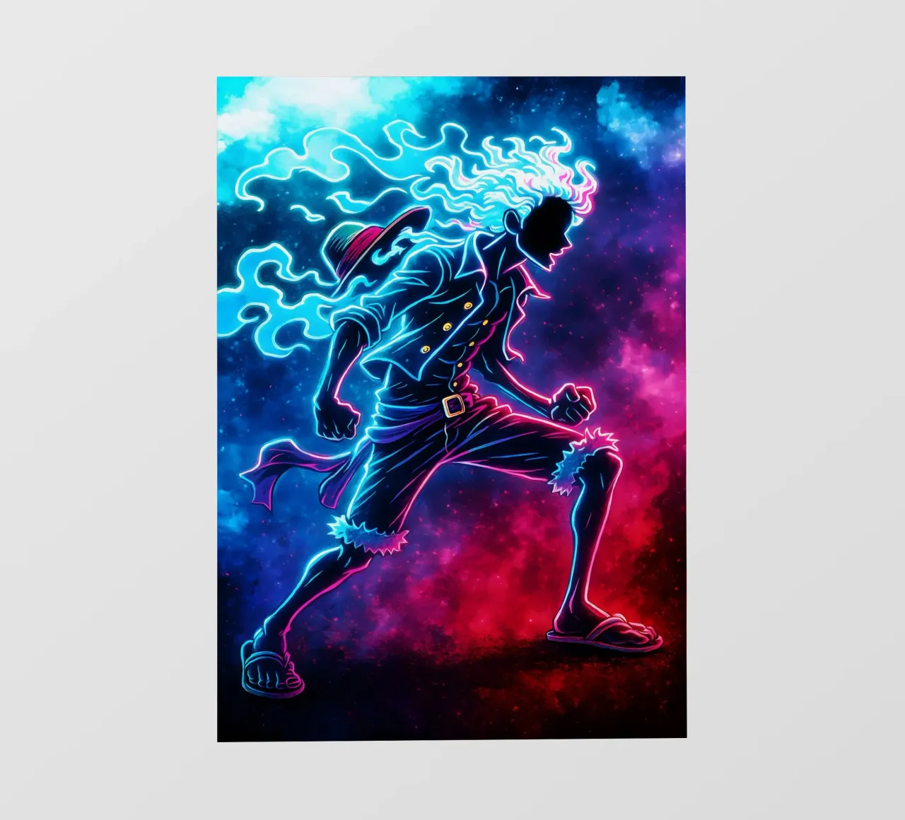 Soul Of One piece Monkey D. Luffy pellicola backlit da DGSoulheroes