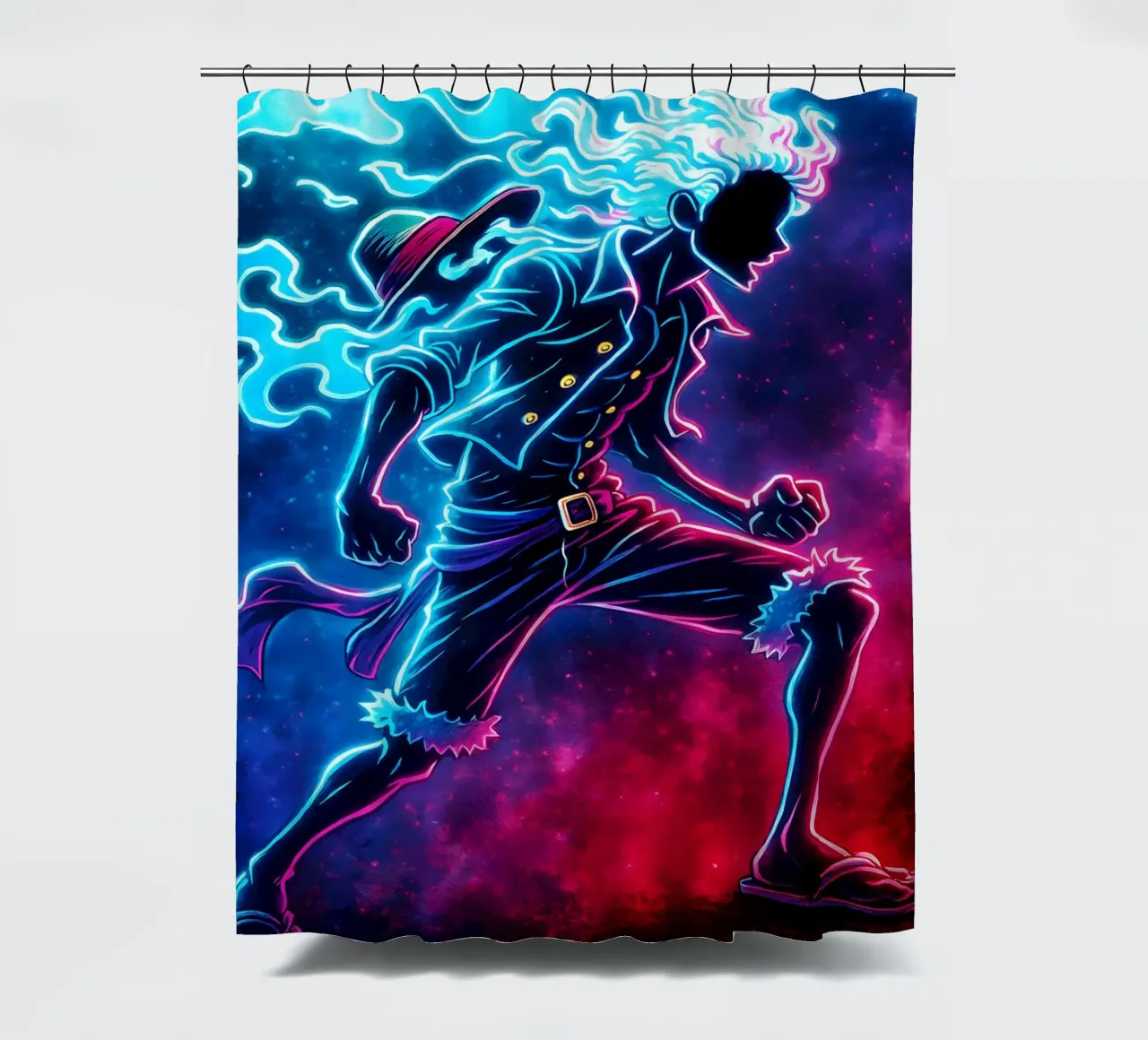 Soul Of One piece Monkey D. Luffy Duschvorhang von DGSoulheroes