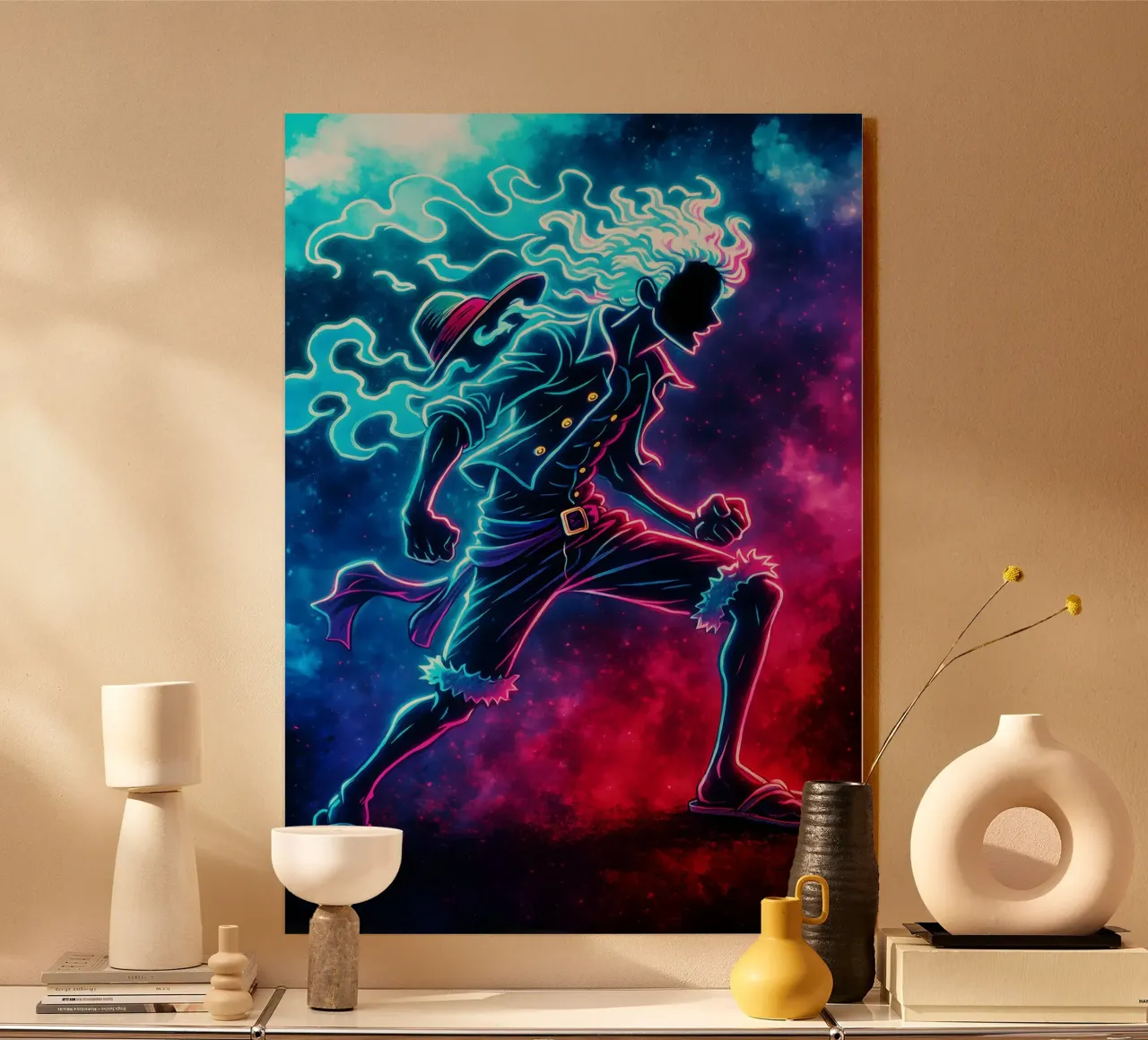 Soul Of One piece Monkey D. Luffy alluminio dibond da DGSoulheroes