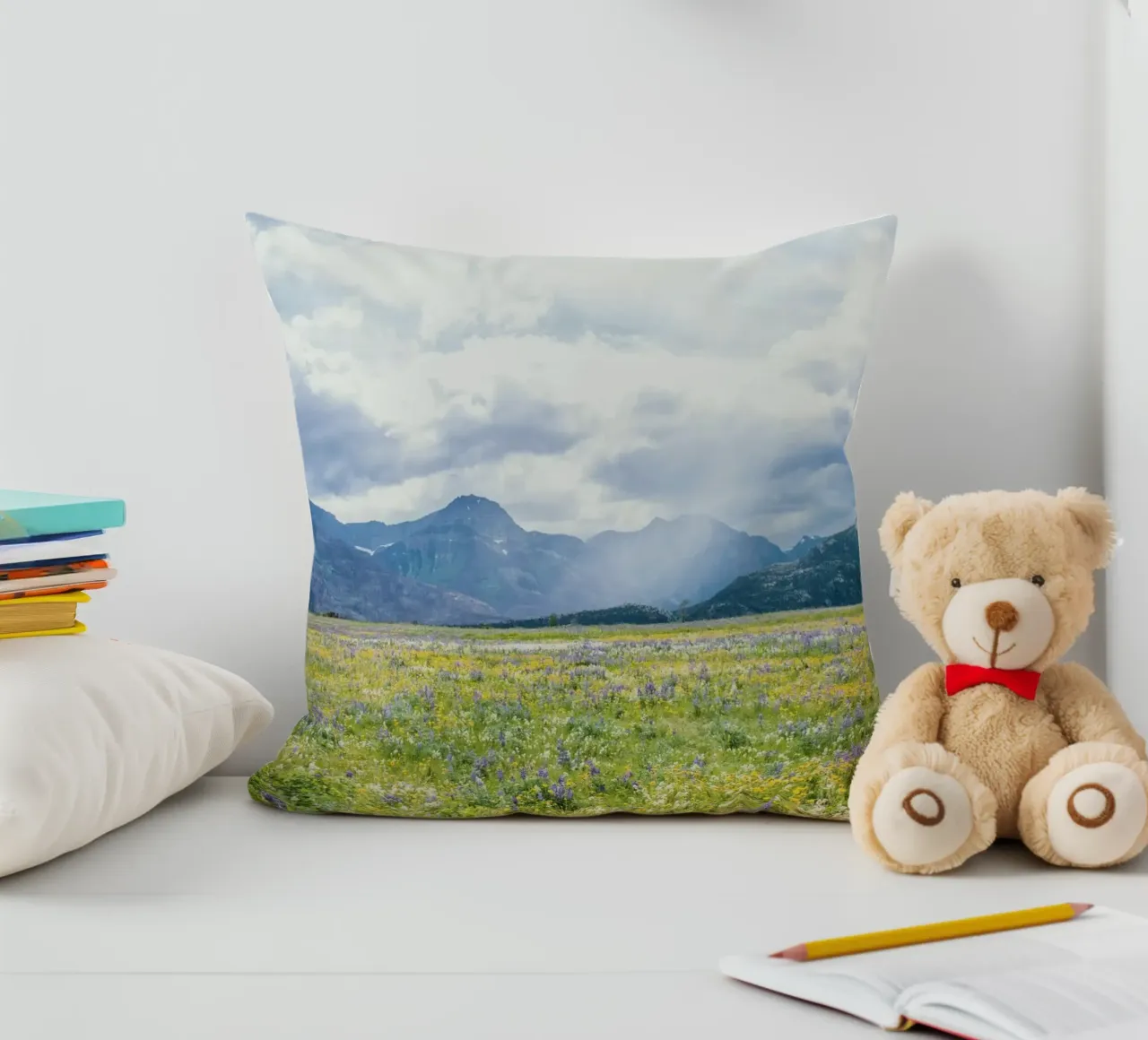 grass nature vegetation decorative cushion by animal story home