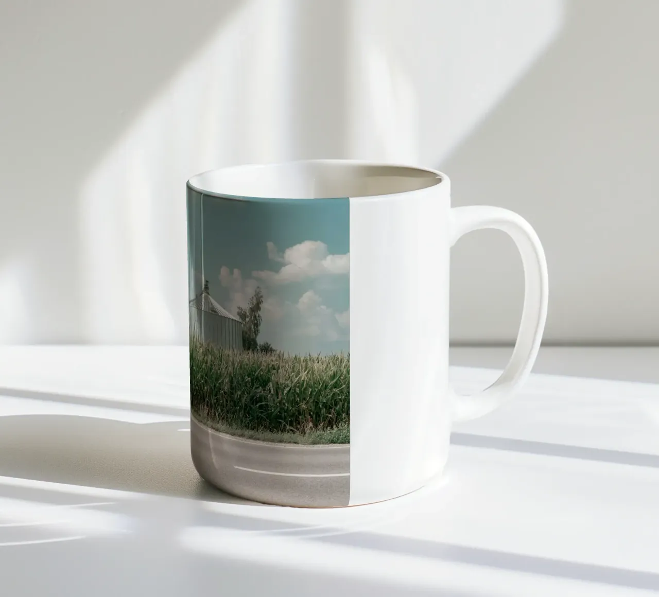 harvest farming tazza in ceramica da cofa home