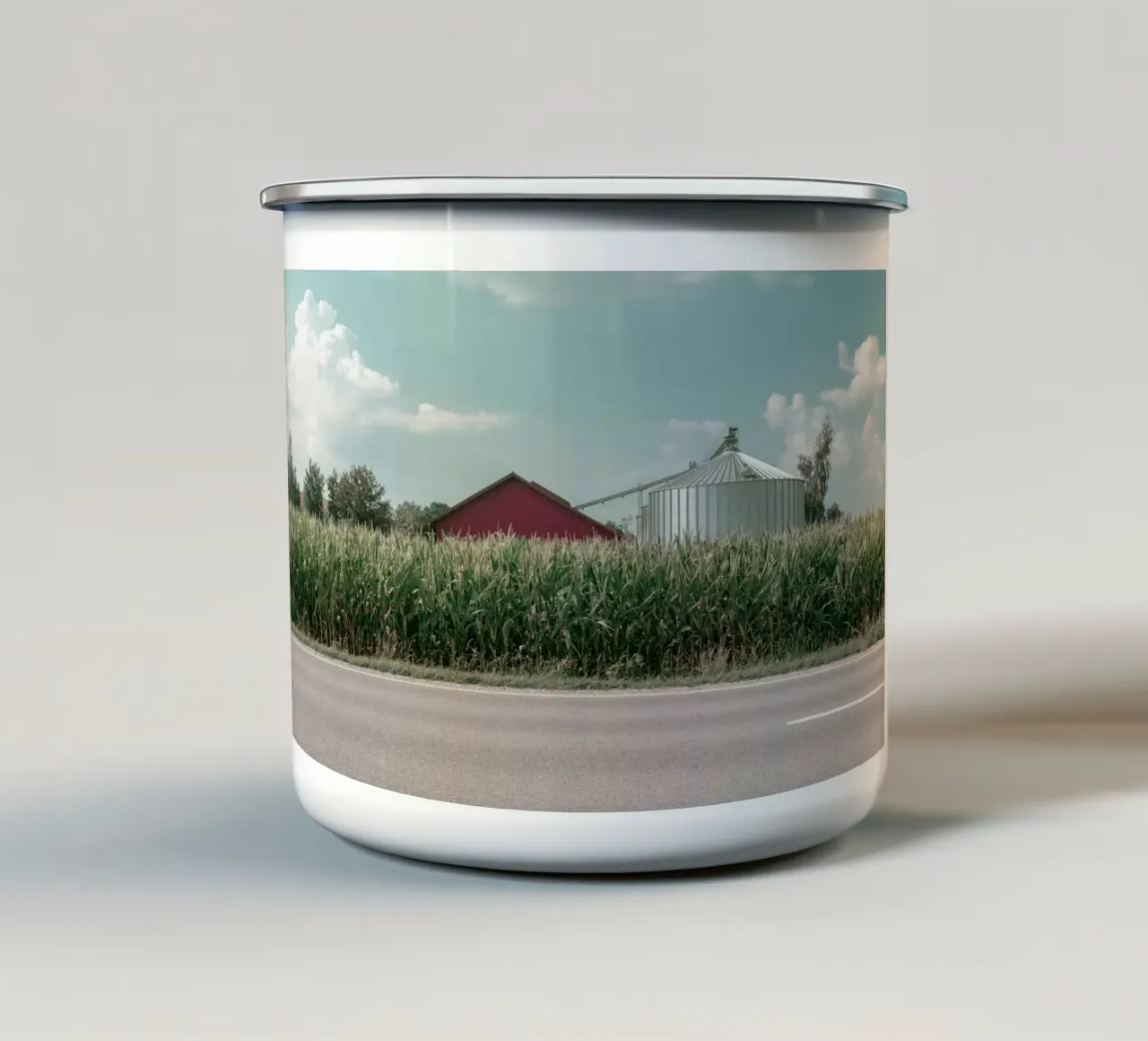 harvest farming tazza in smalto da cofa home