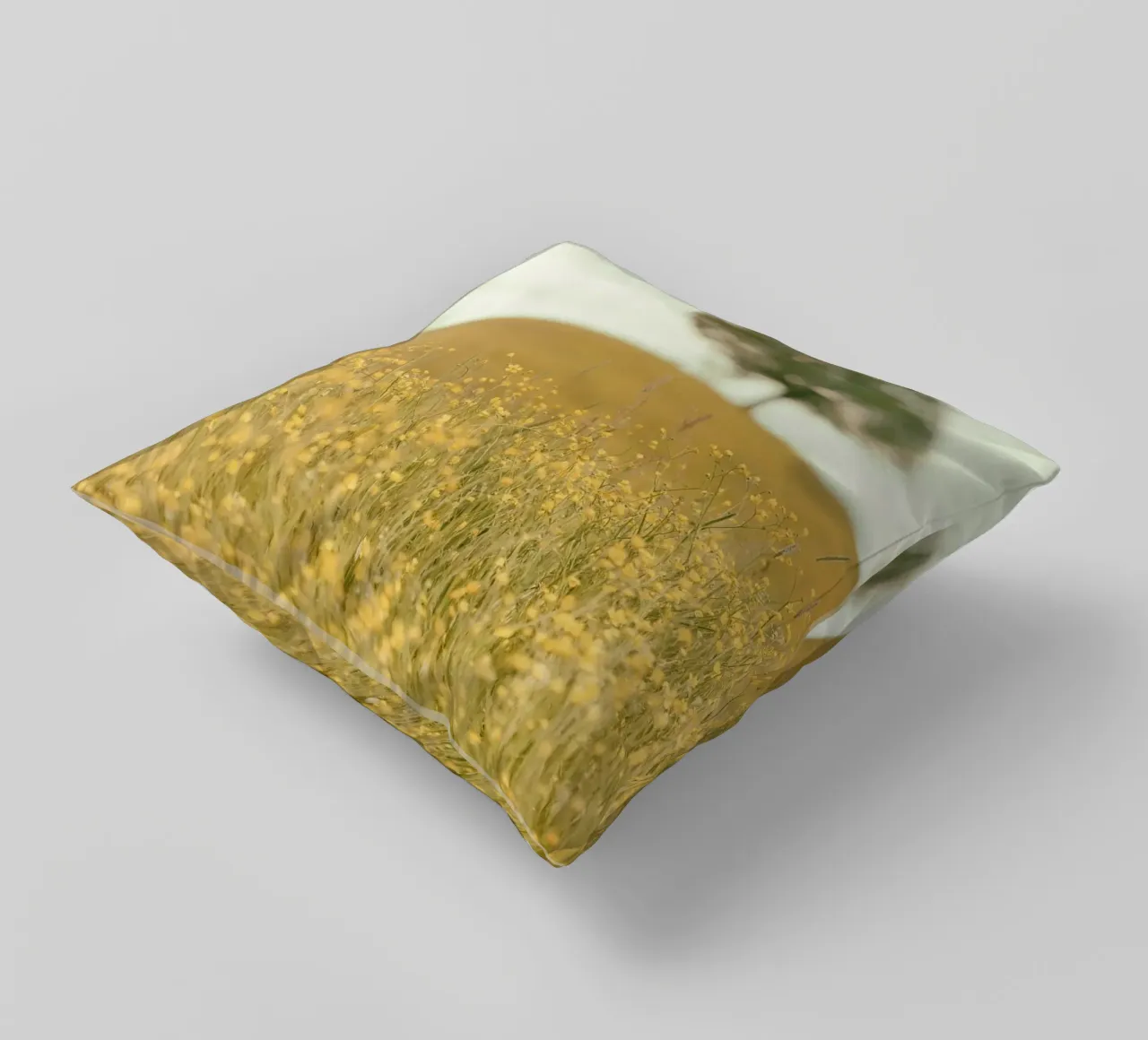 meadow plantlife scenic decorative cushion by animal story home