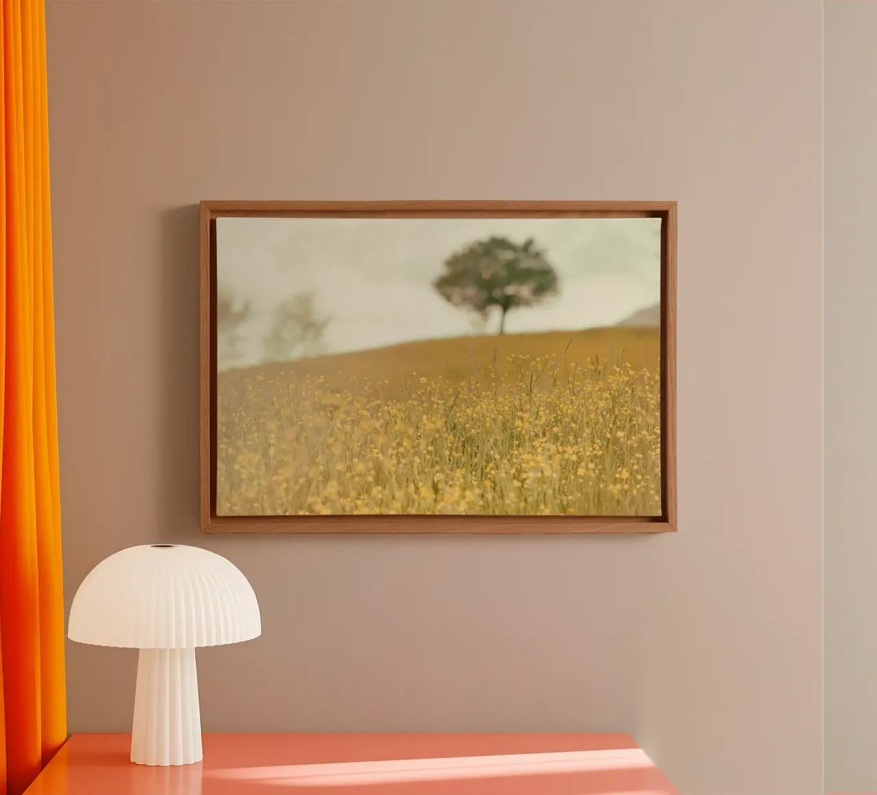 meadow plantlife scenic canvas by animal story home