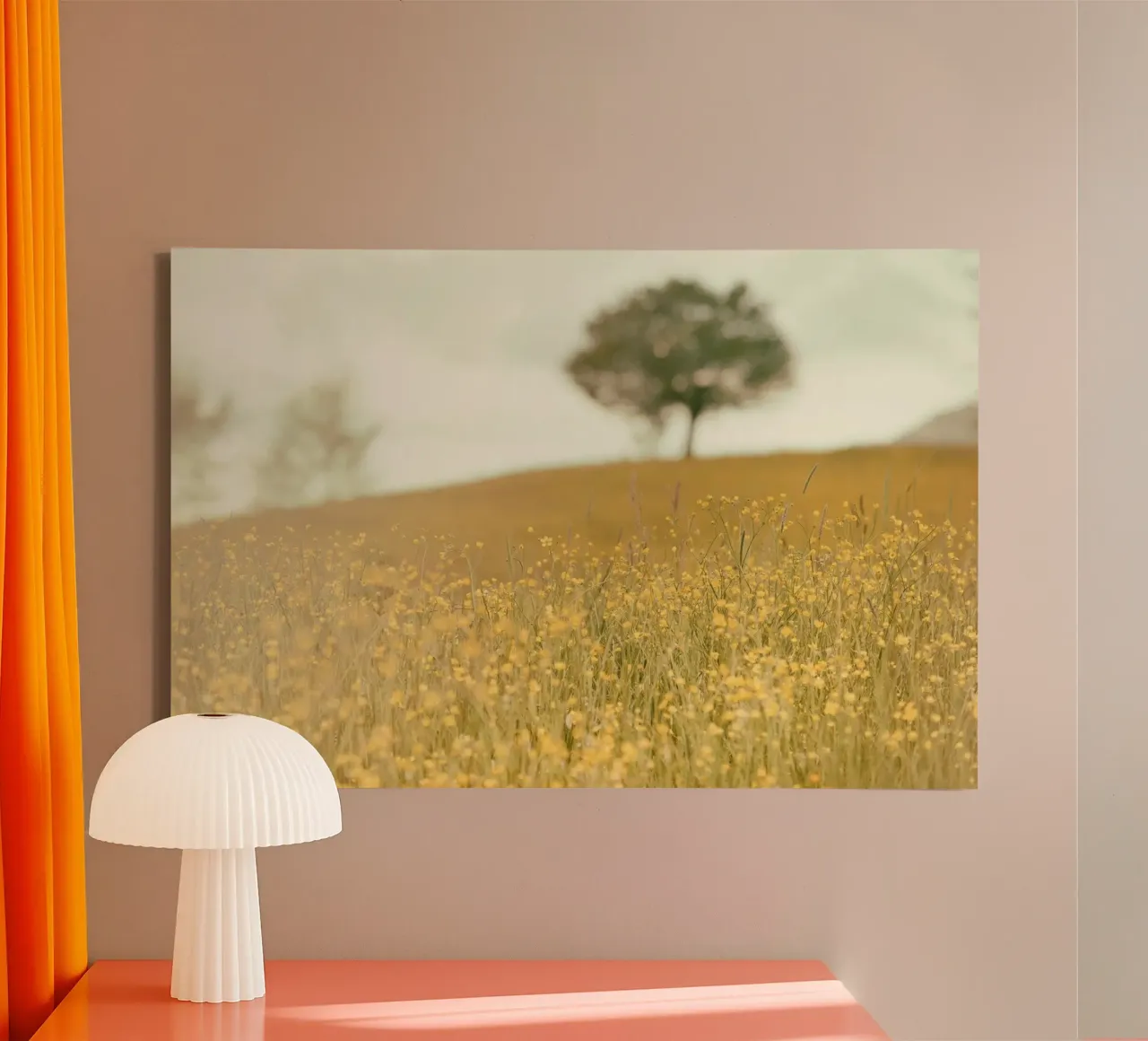 meadow plantlife scenic canvas by animal story home