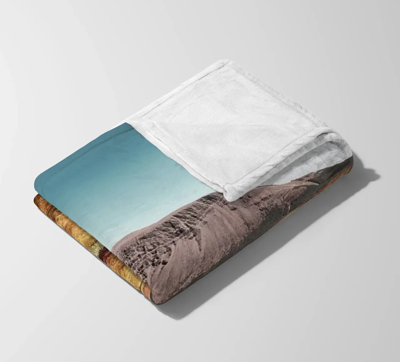 scrub brush vegetation fleece blanket by animal story home