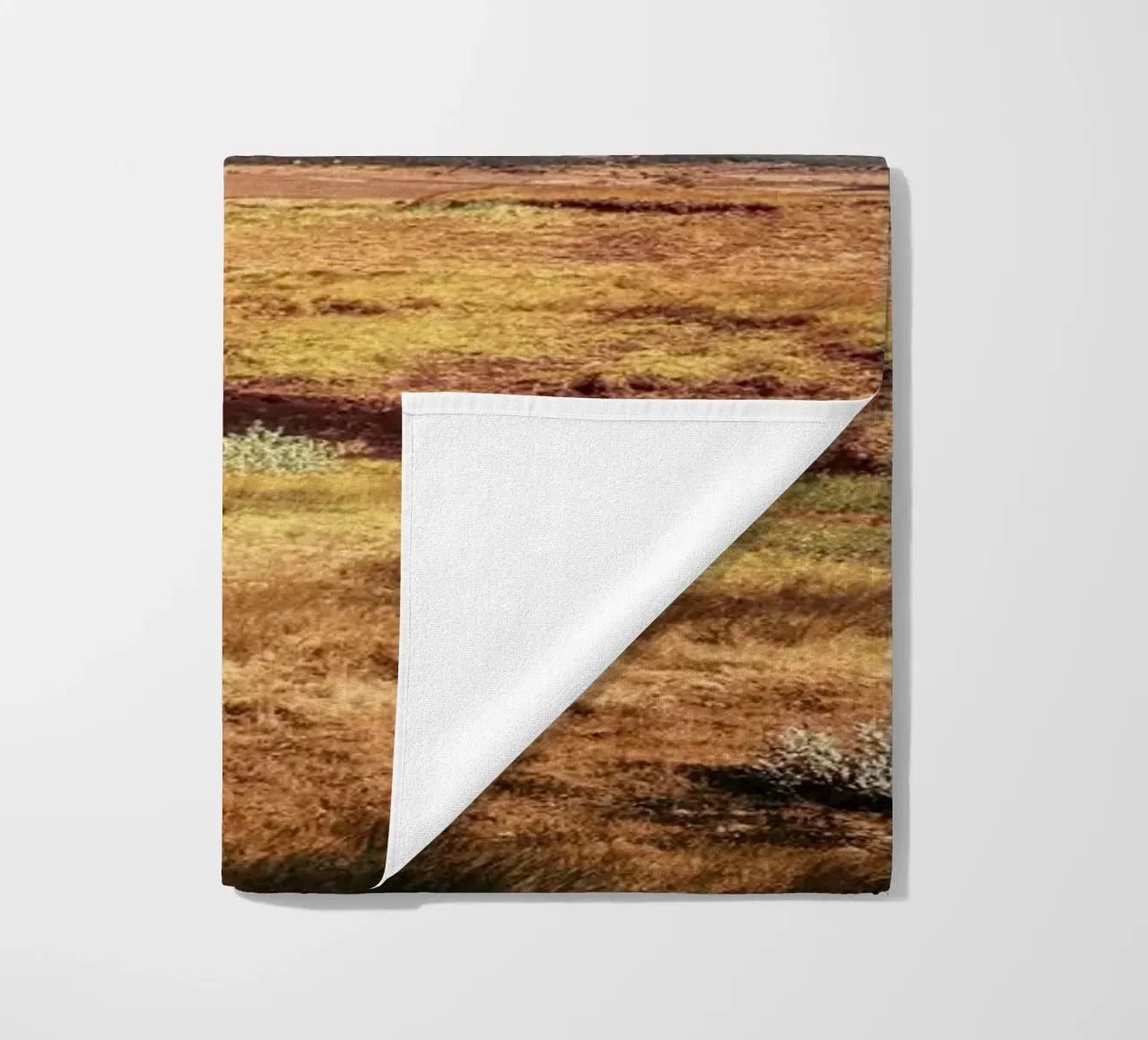 scrub brush vegetation beach towel by animal story home