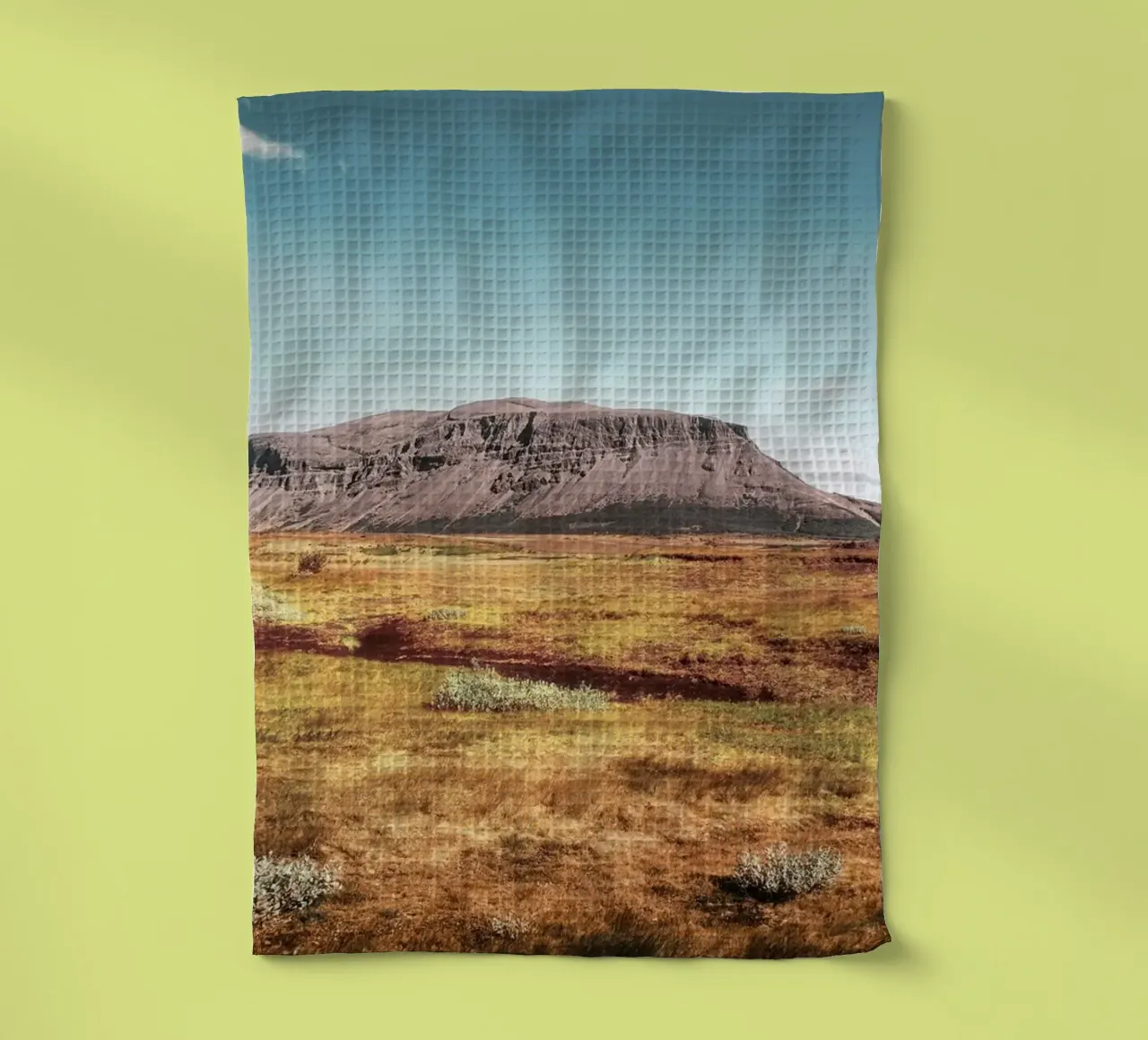 scrub brush vegetation tea towel by animal story home