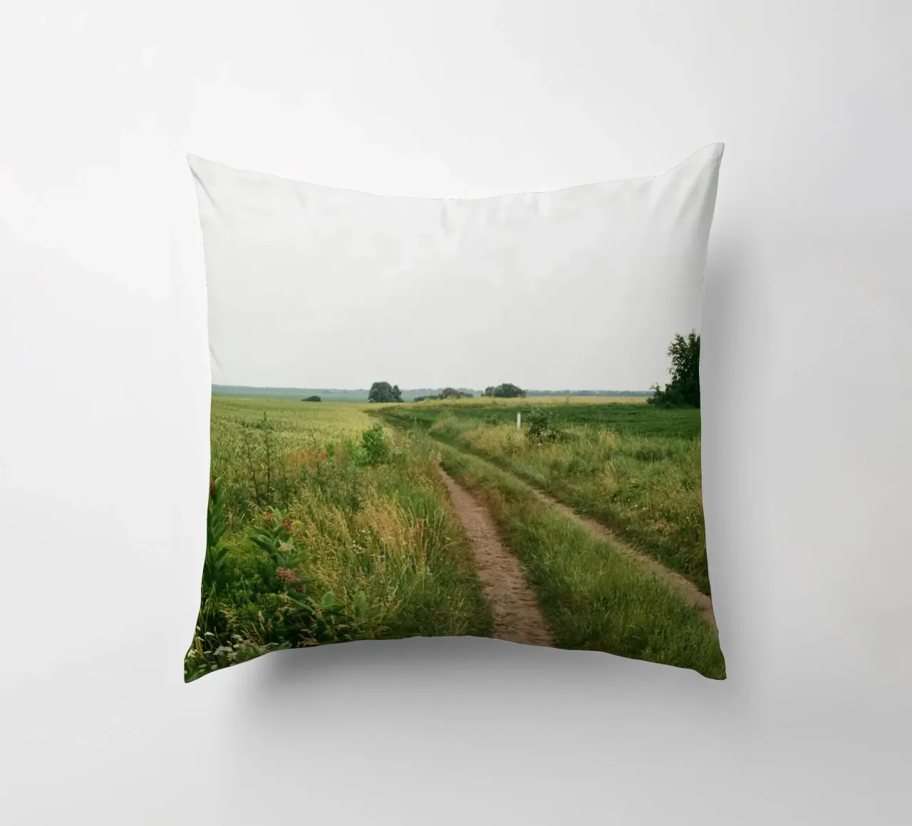 vegetation nature open field cuscino da cofa home