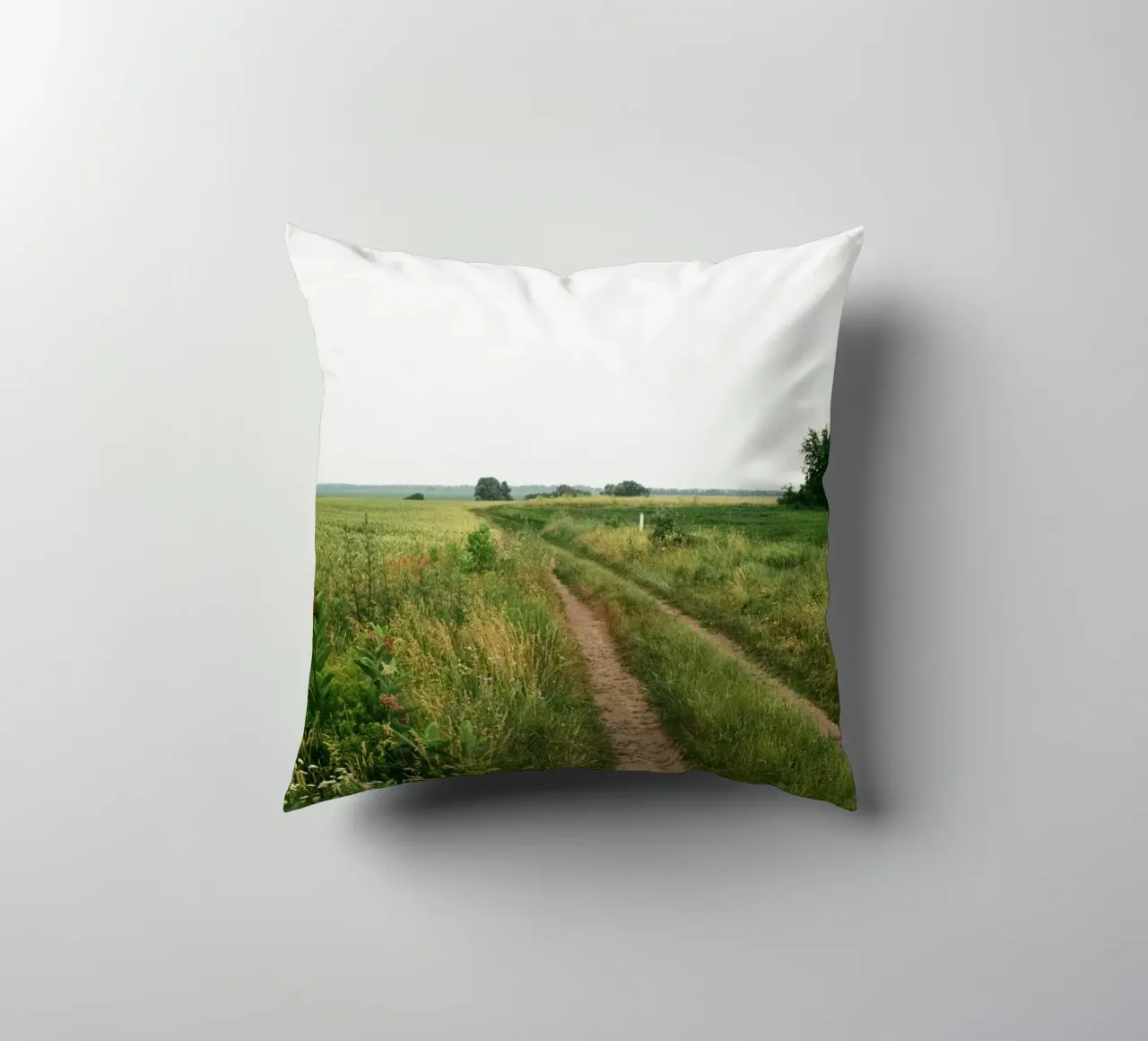 vegetation nature open field cuscino da cofa home