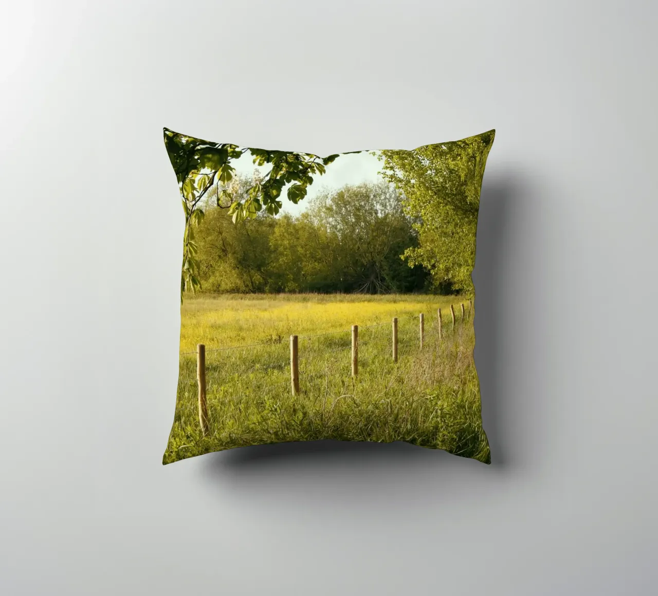 sunlight foliage horizon cuscino da cofa home